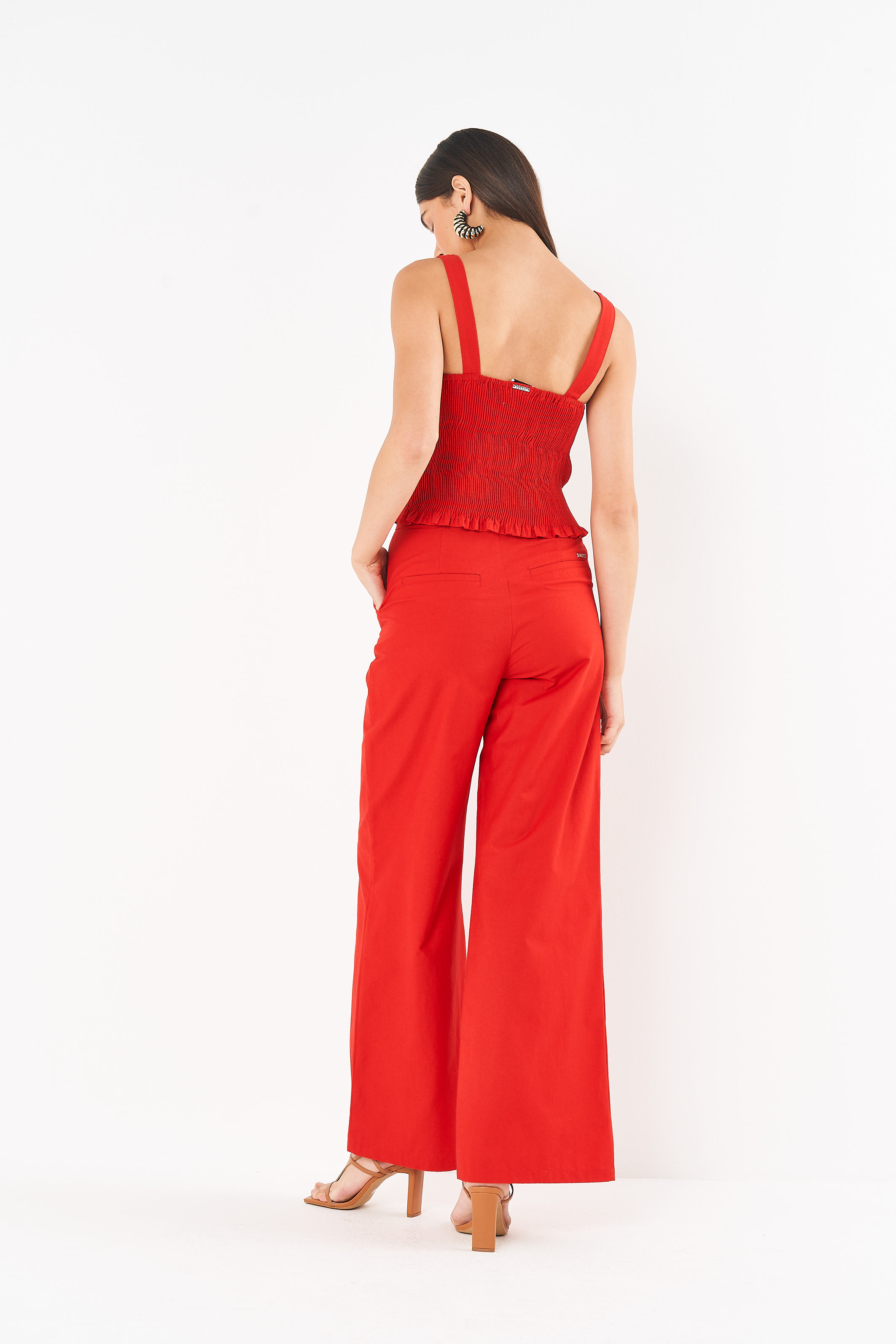 BLUSA COLCCI G VERMELHO SPARKLY