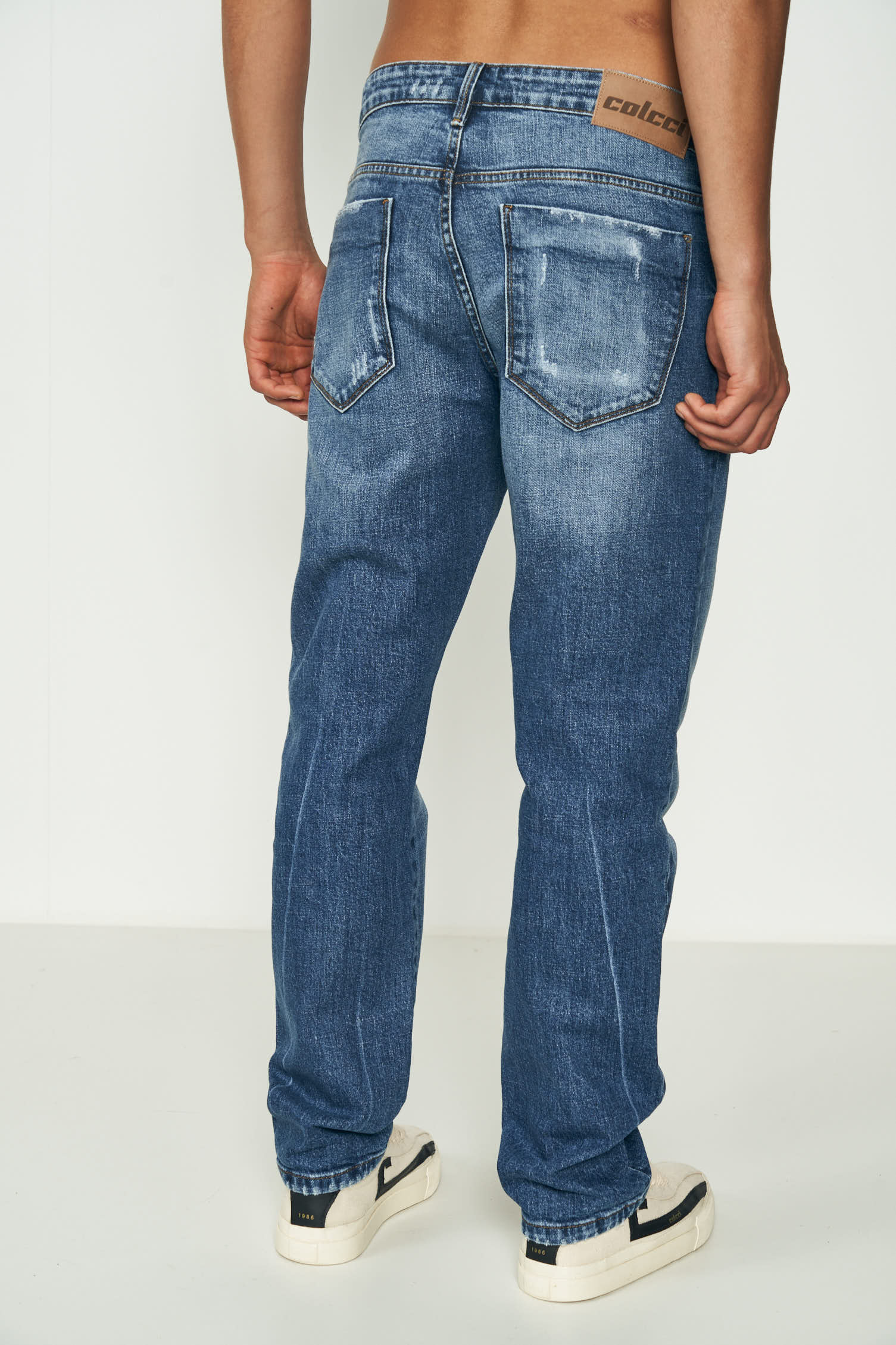 CALÇA JEANS RETA NOVA 44 INDIGO
