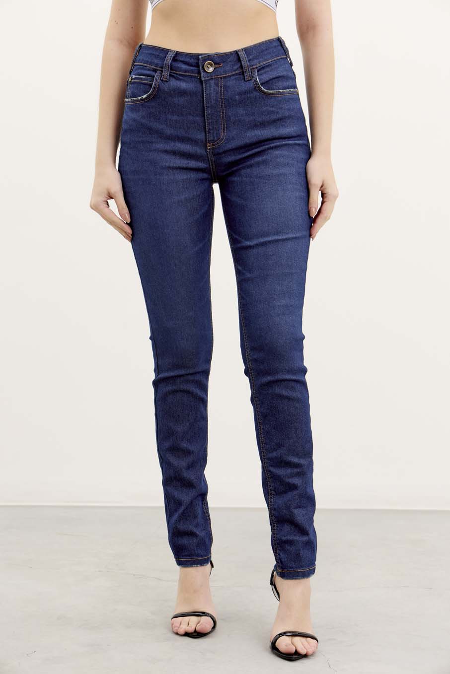 CALÇA JEANS MICHELE 38 INDIGO