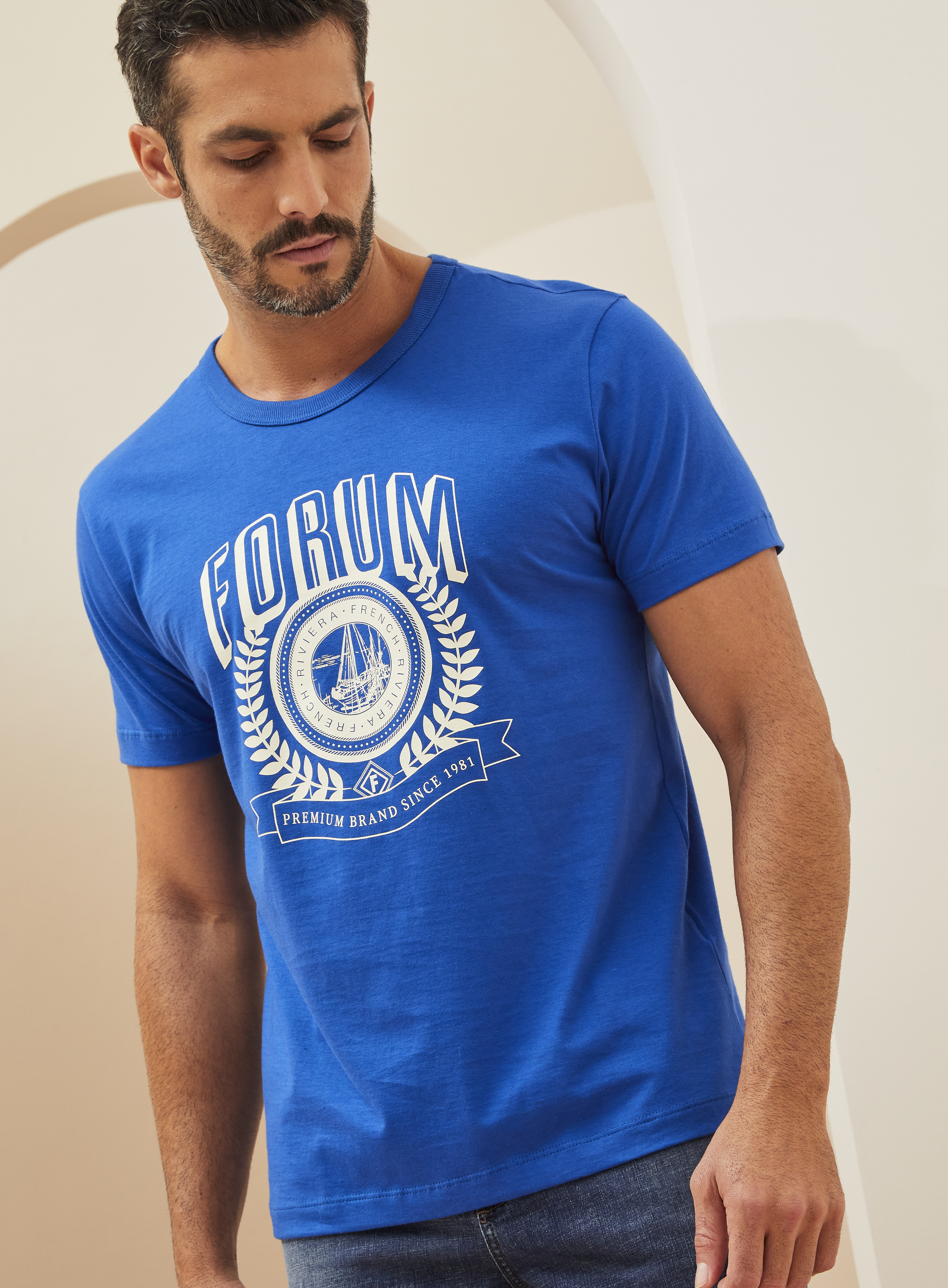 CAMISETA FORUM G AZUL SAPPHIRE