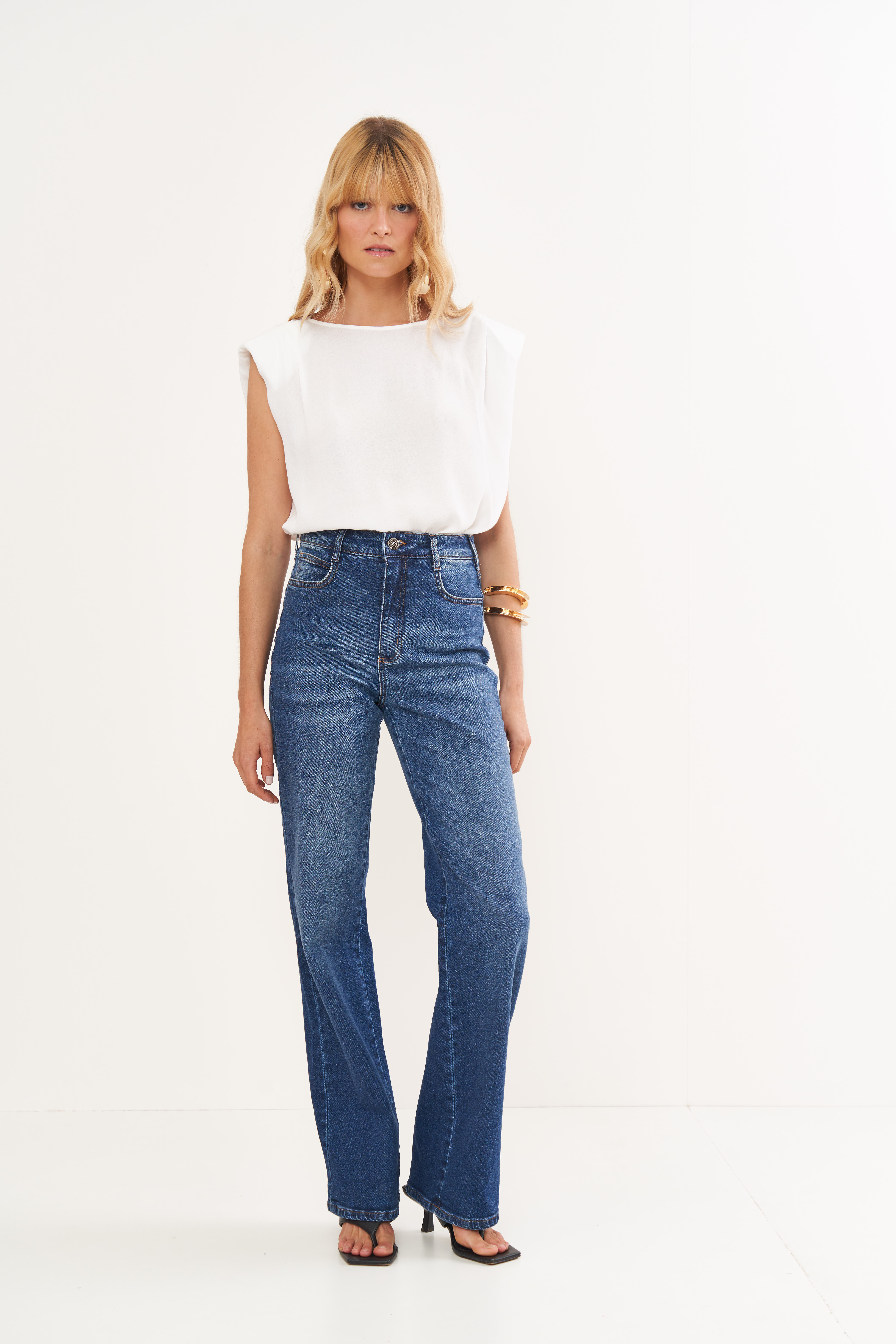 CALÇA JEANS JULIETTE STRETCH 44 INDIGO