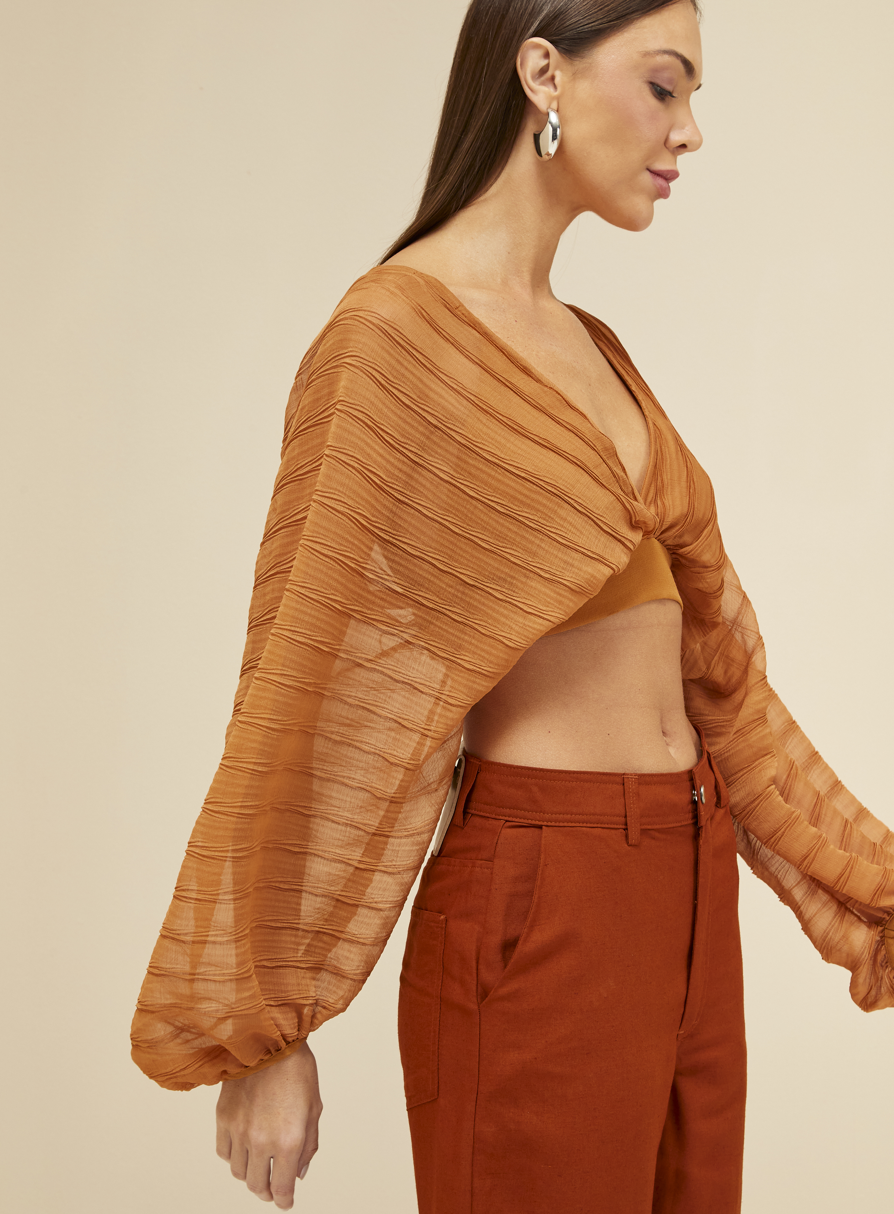 BLUSA FORUM G BEGE BELGATI