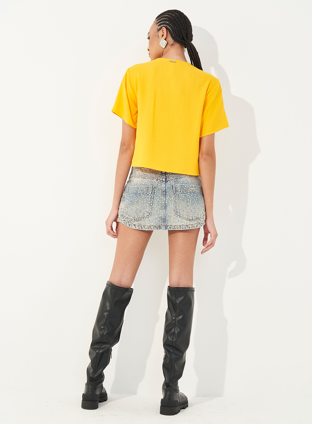 CAMISETA COLCCI PP AMARELO SOLARIO