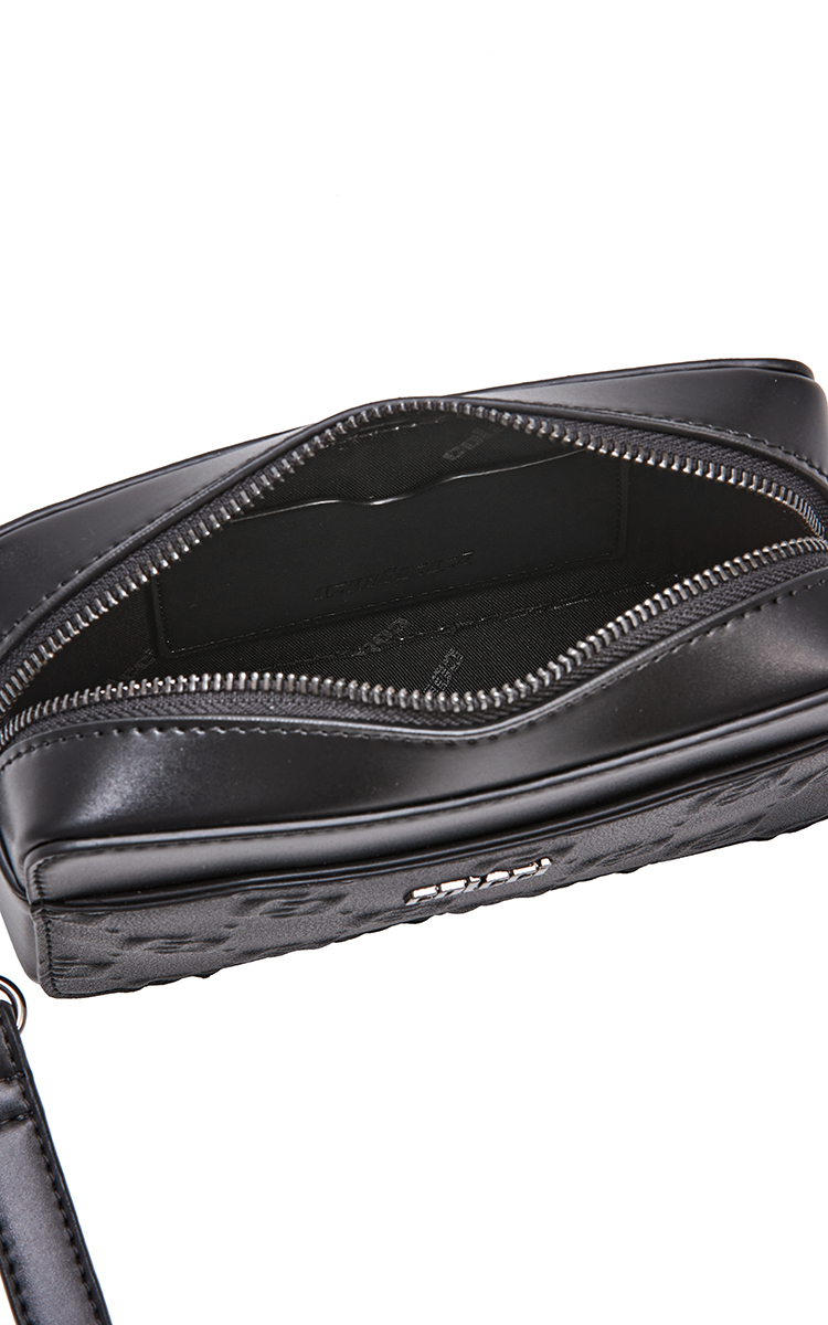 BOLSA COLCCI FEM CAMERA BAG GRAVAÇÃO U PRETO