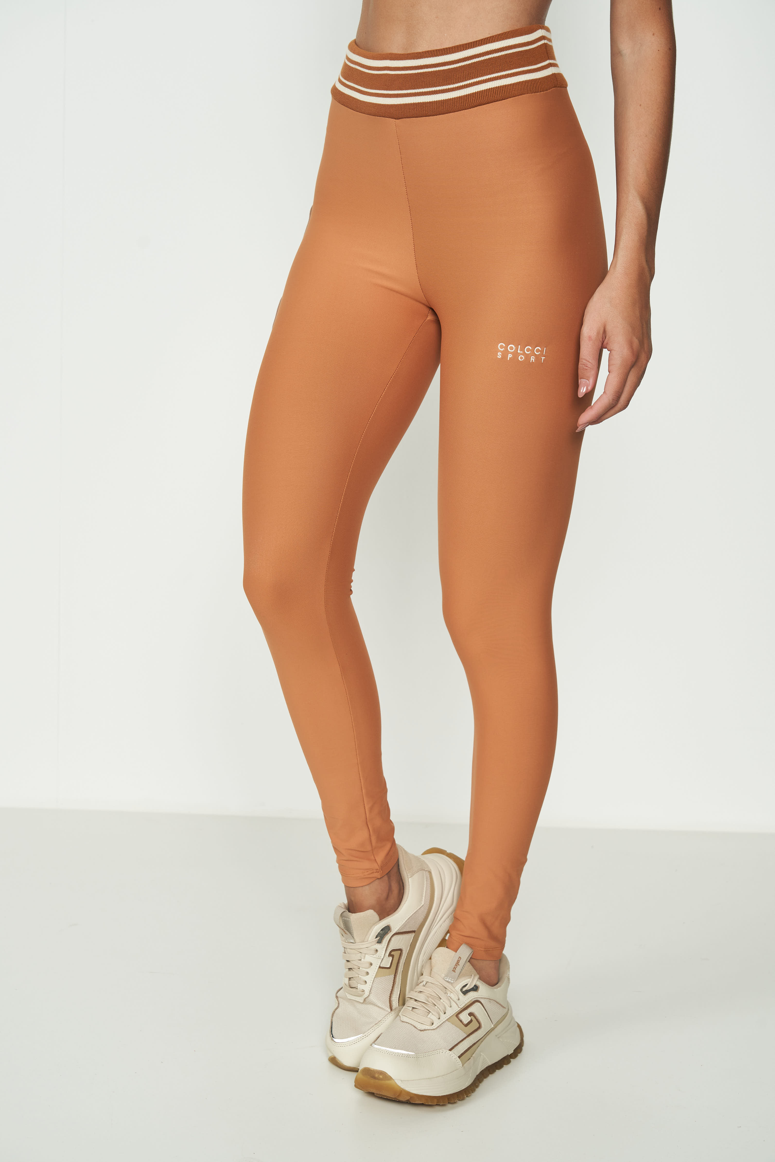 CALÇA LEGGING P MARROM BRANDY