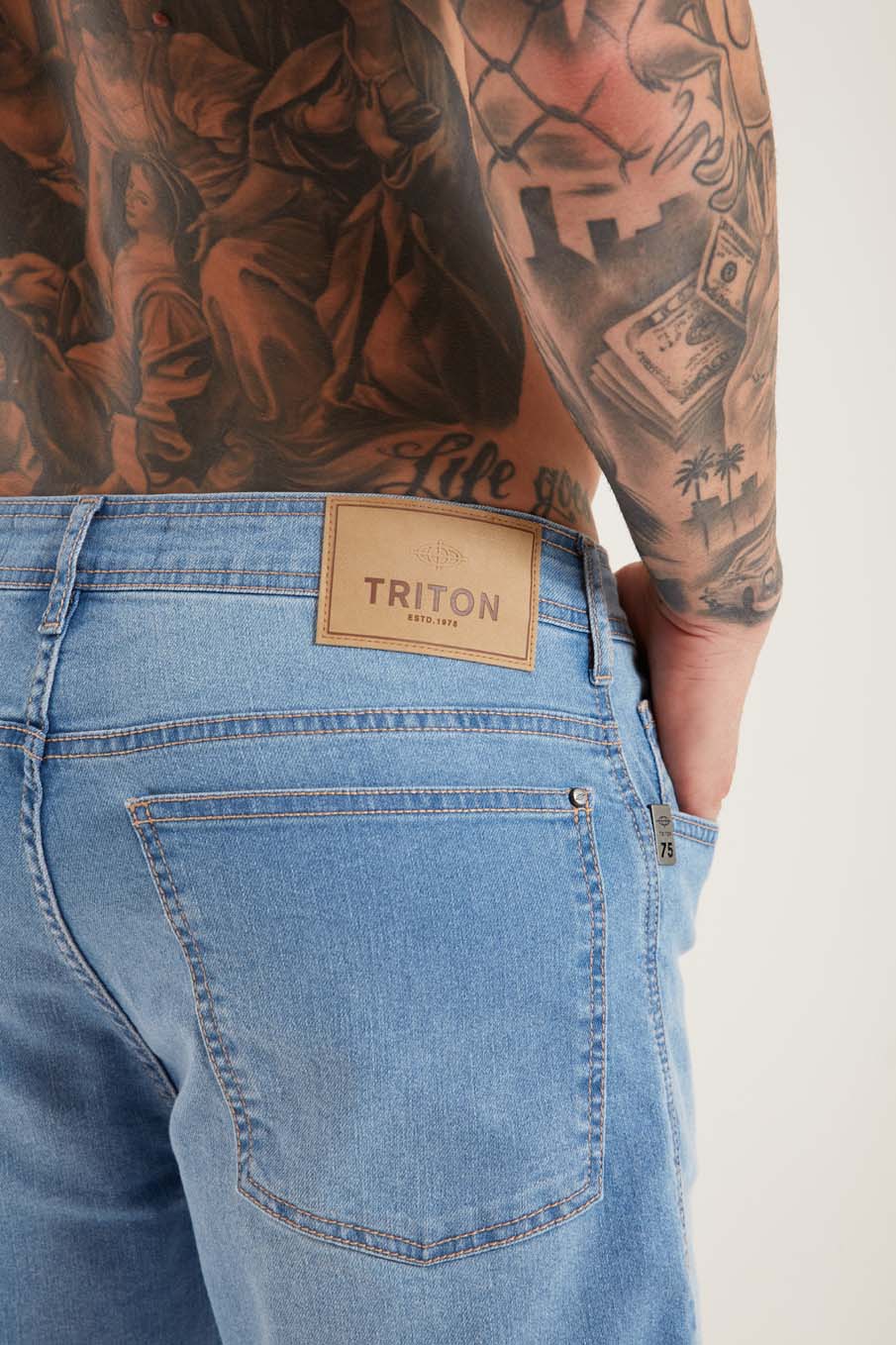 BERMUDA JEANS LUAN 40 INDIGO