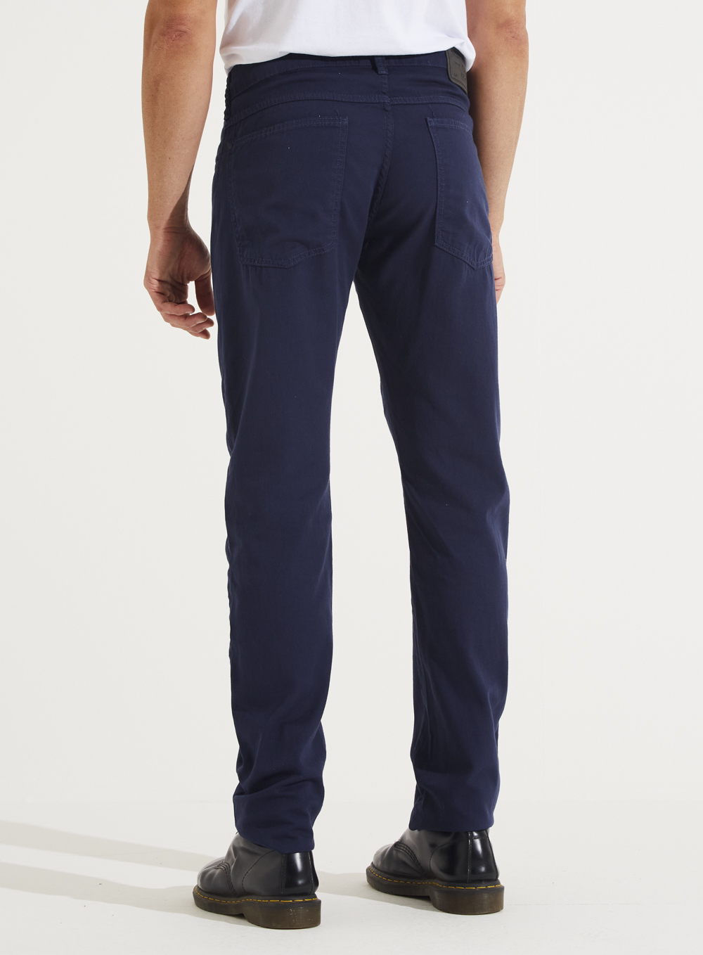 CALÇA SARJA PAUL SLIM 42 AZUL OLYMPIC