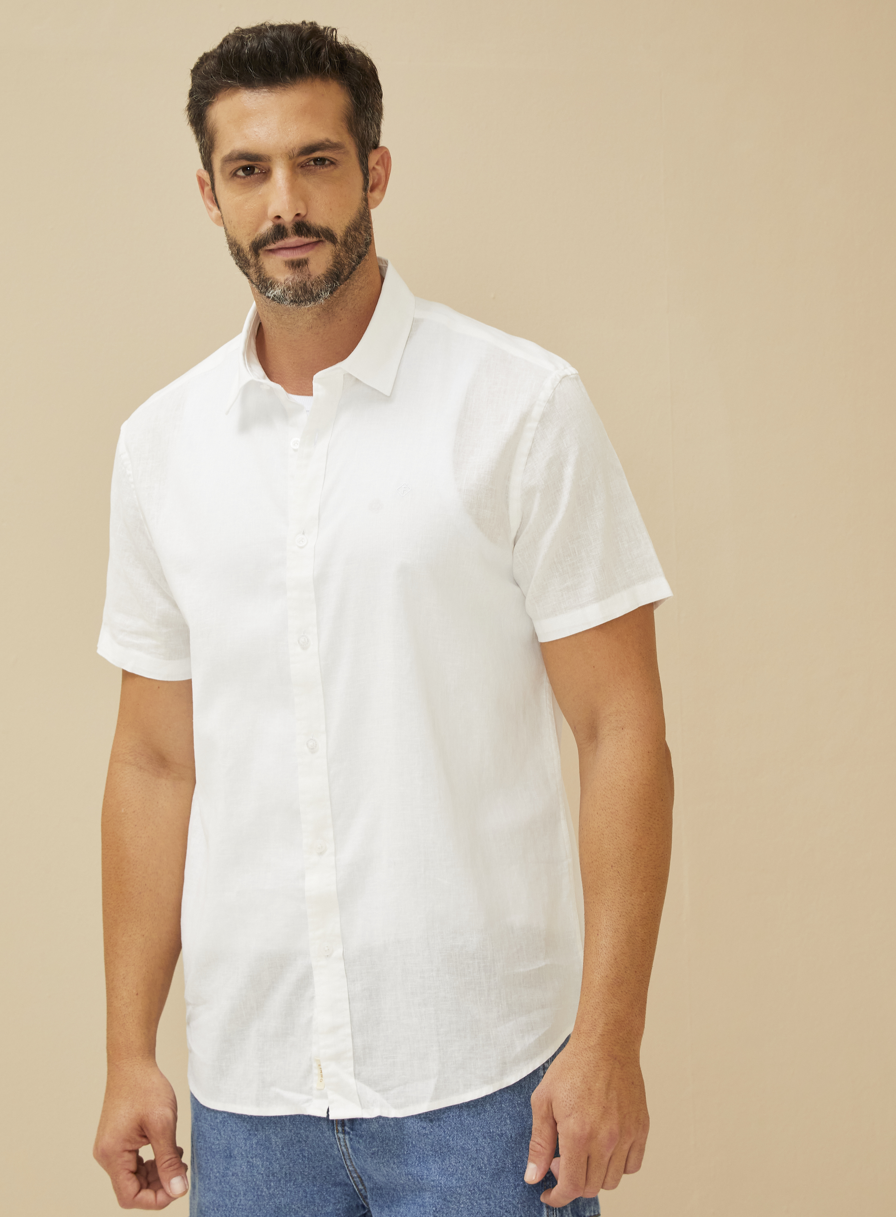 CAMISA LINHO RELAX G BRANCO