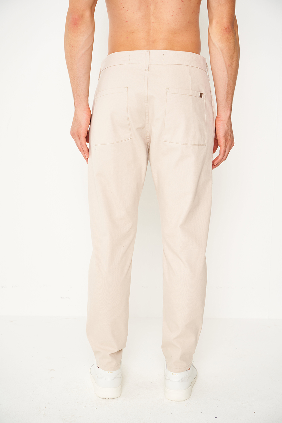 CALÇA SARJA NEW CHINO 40 BEGE TAUPE