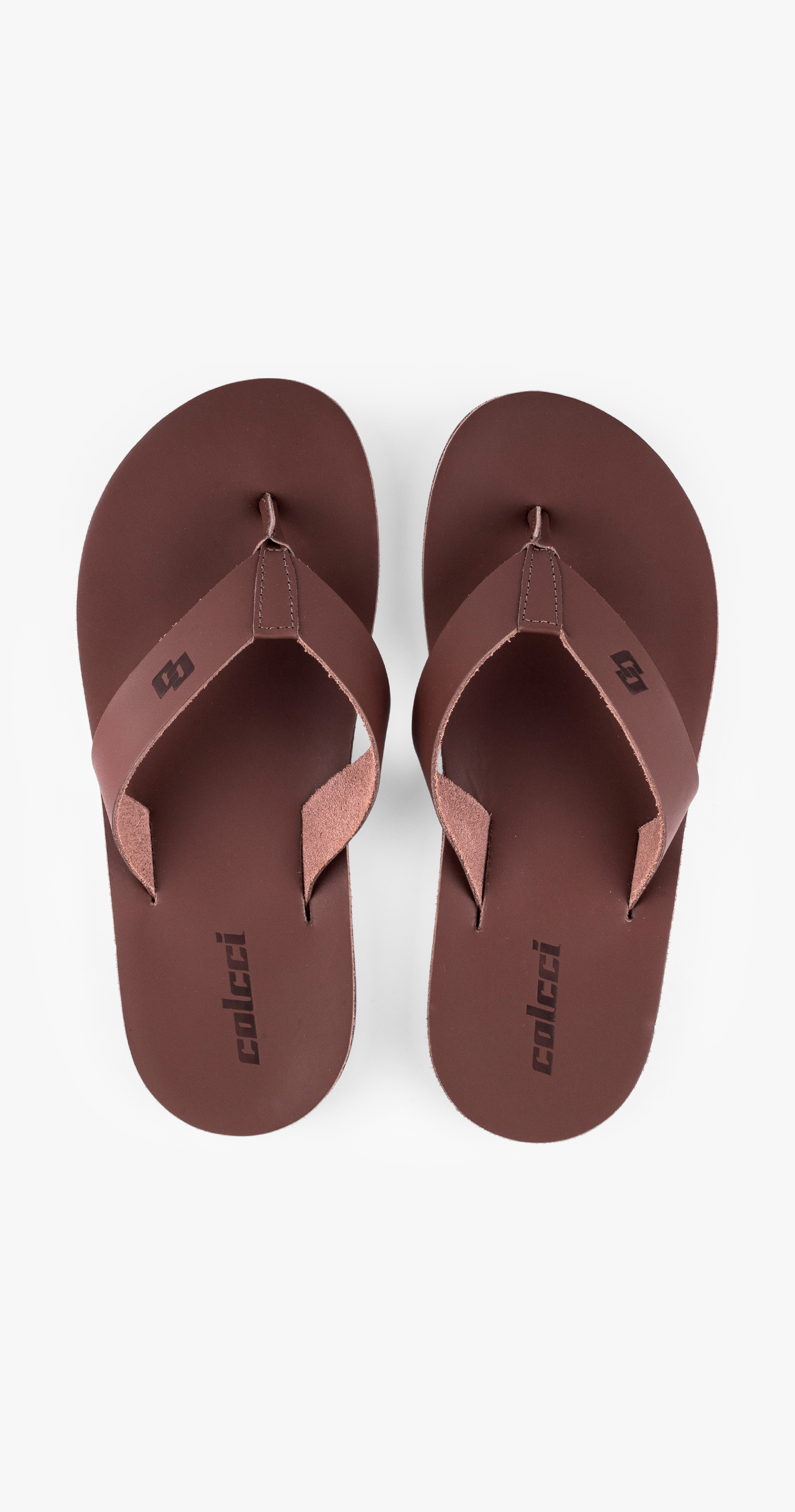 CHINELO MASC COLCCI RIO LEATHER 39-40 OFF WHITE