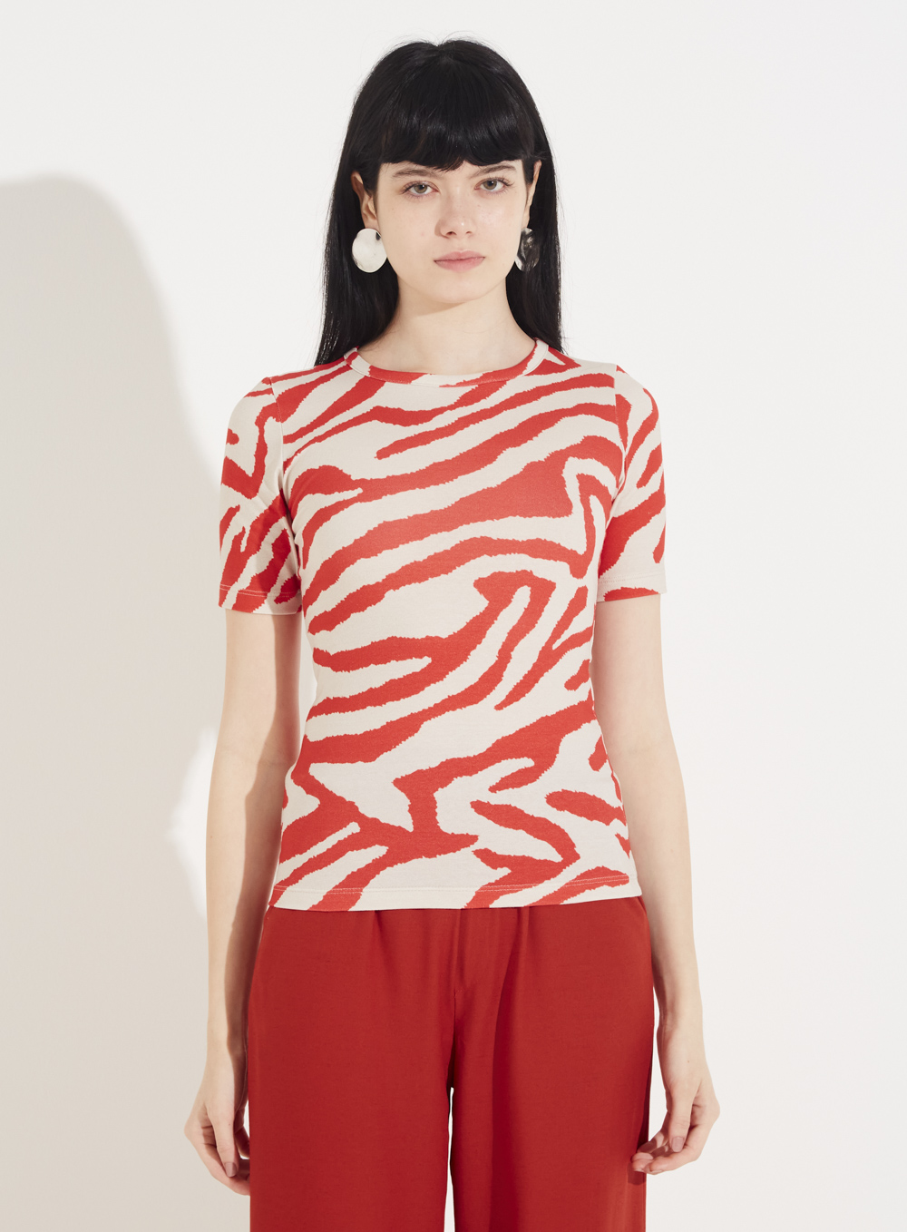 CAMISETA ESTAMPADA PP ANIMAL PRIN.RED