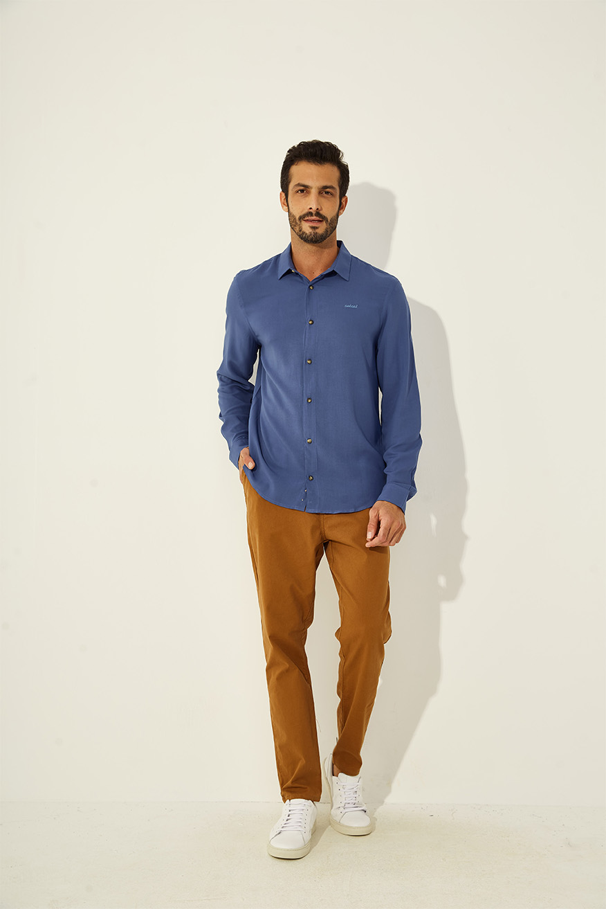 CALÇA SARJA FRED 46 BEGE BEAR
