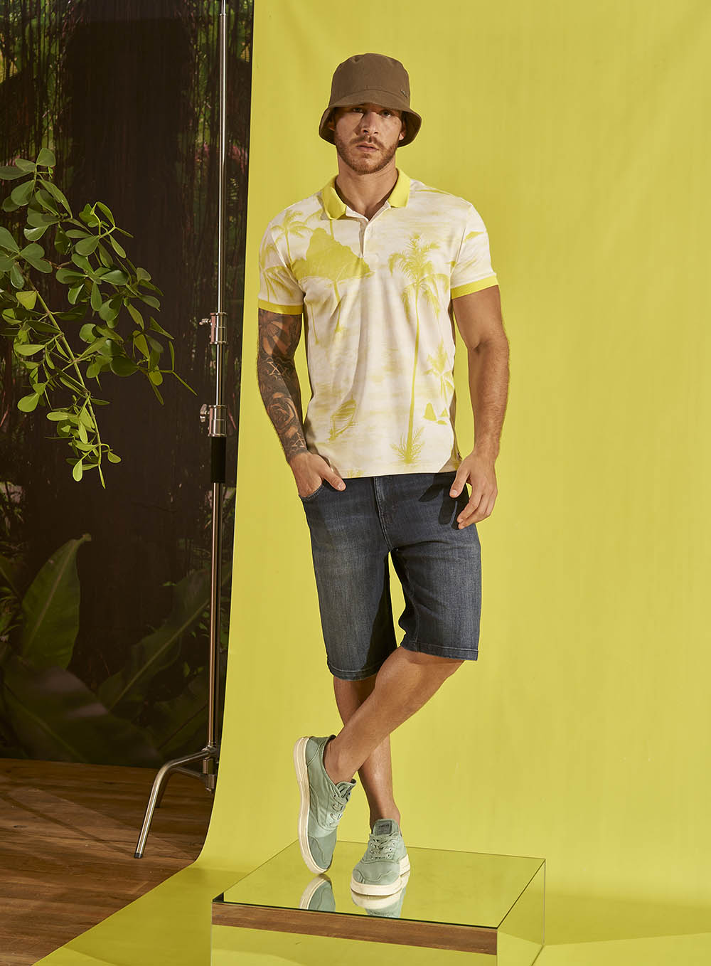 BERMUDA JEANS NOAH 36 INDIGO