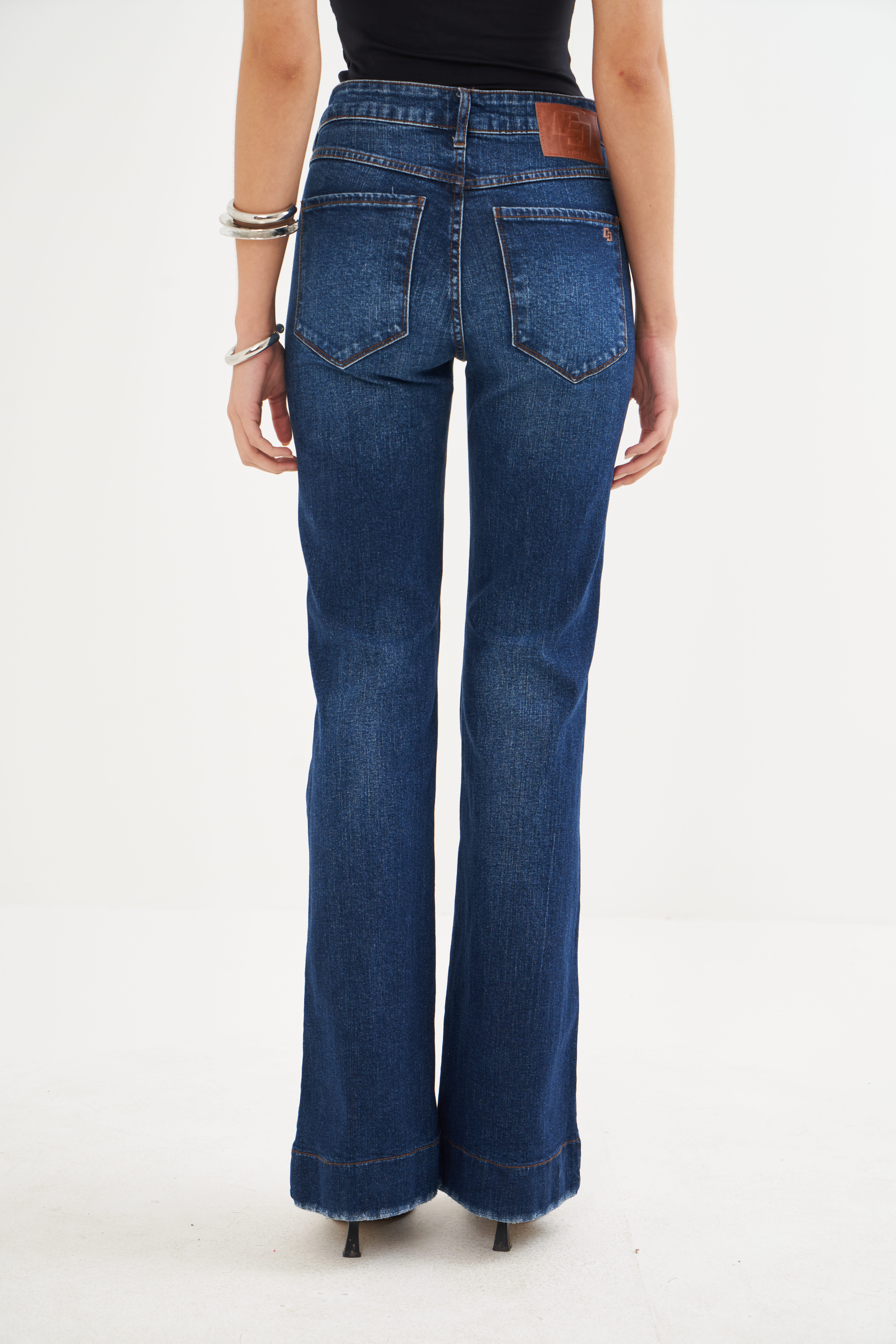 CALÇA JEANS BIA FLARE 46 INDIGO