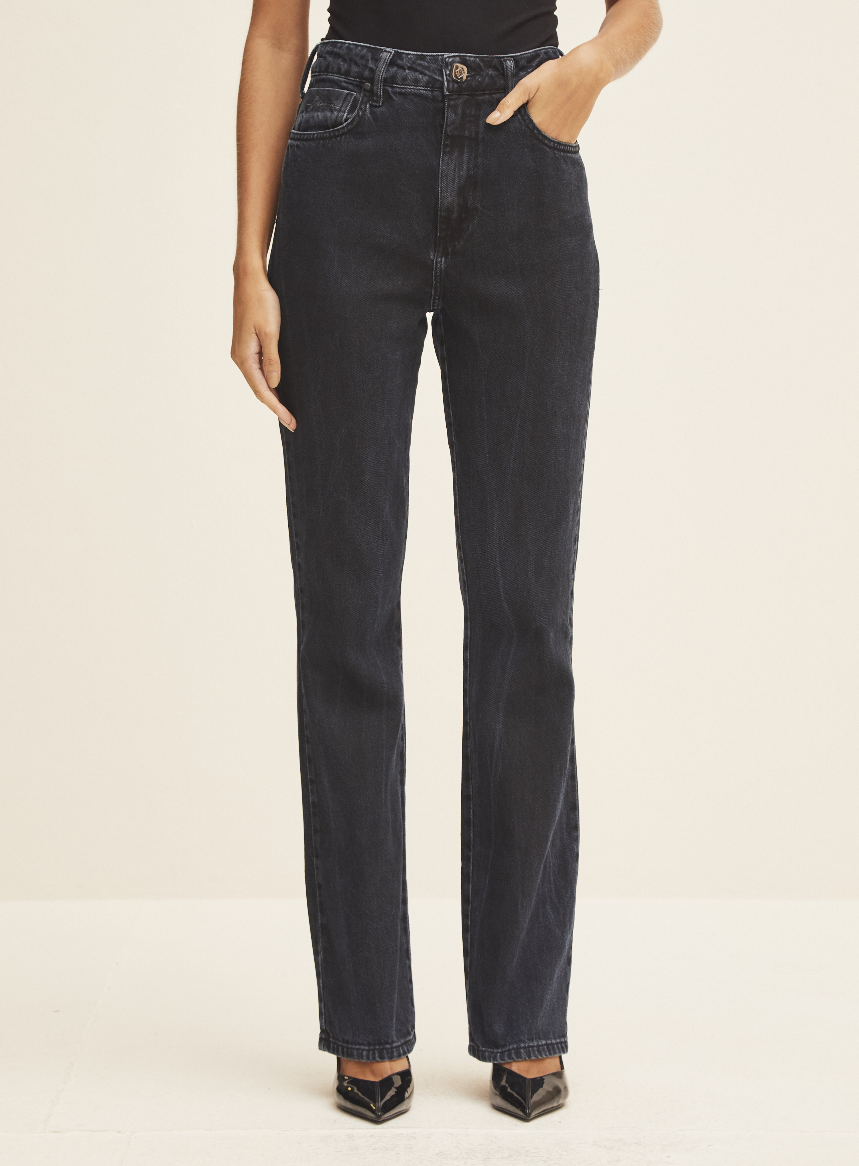 CALÇA JEANS DIANA 42 INDIGO