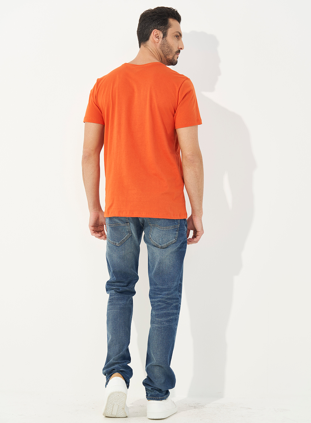 CALÇA JEANS ALEX SLIM 42 INDIGO