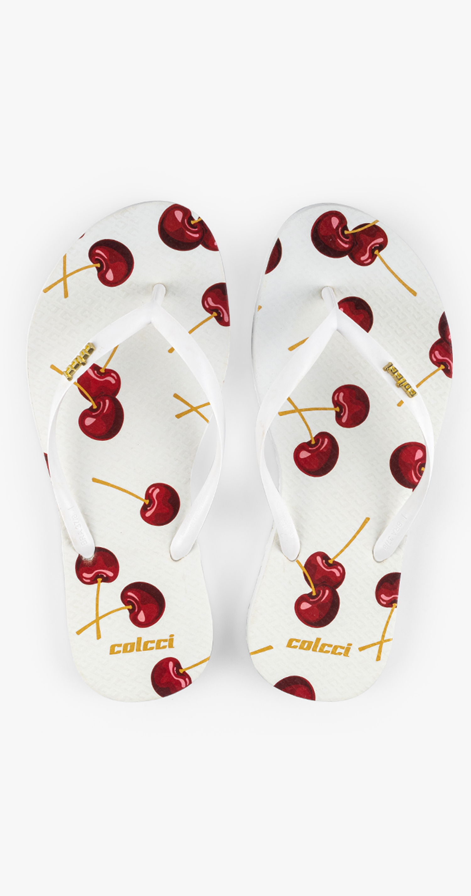 CHINELO COLCCI FEM CHERRY WHITE 33-34 BRANCO