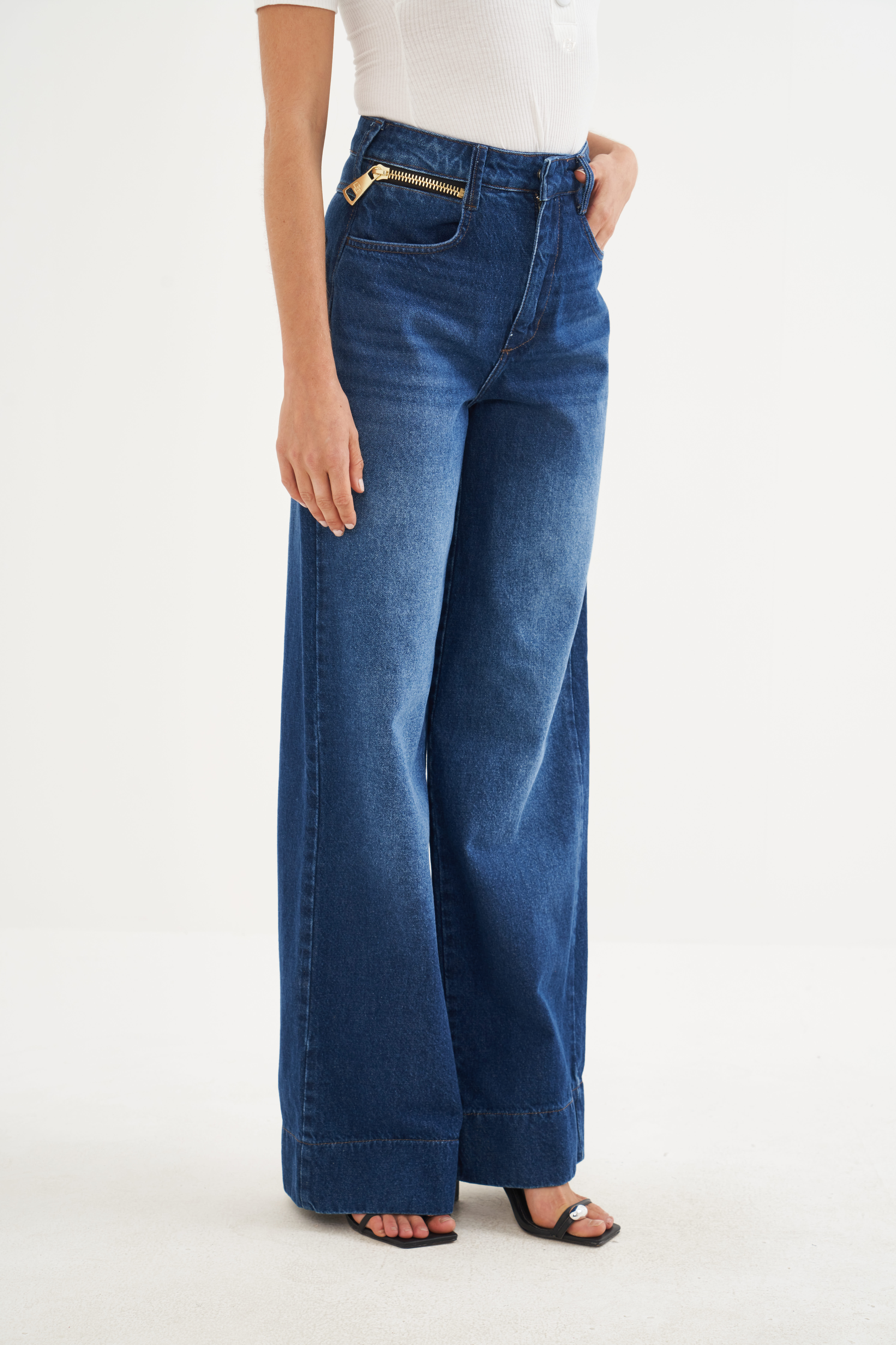 CALÇA JEANS JULIETTE 40 INDIGO