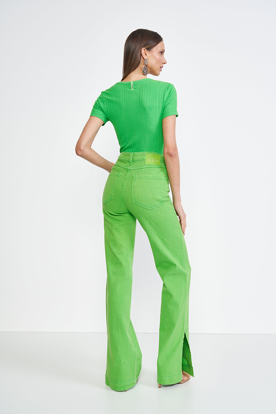 BLUSA CANELADA G VERDE VEGAN