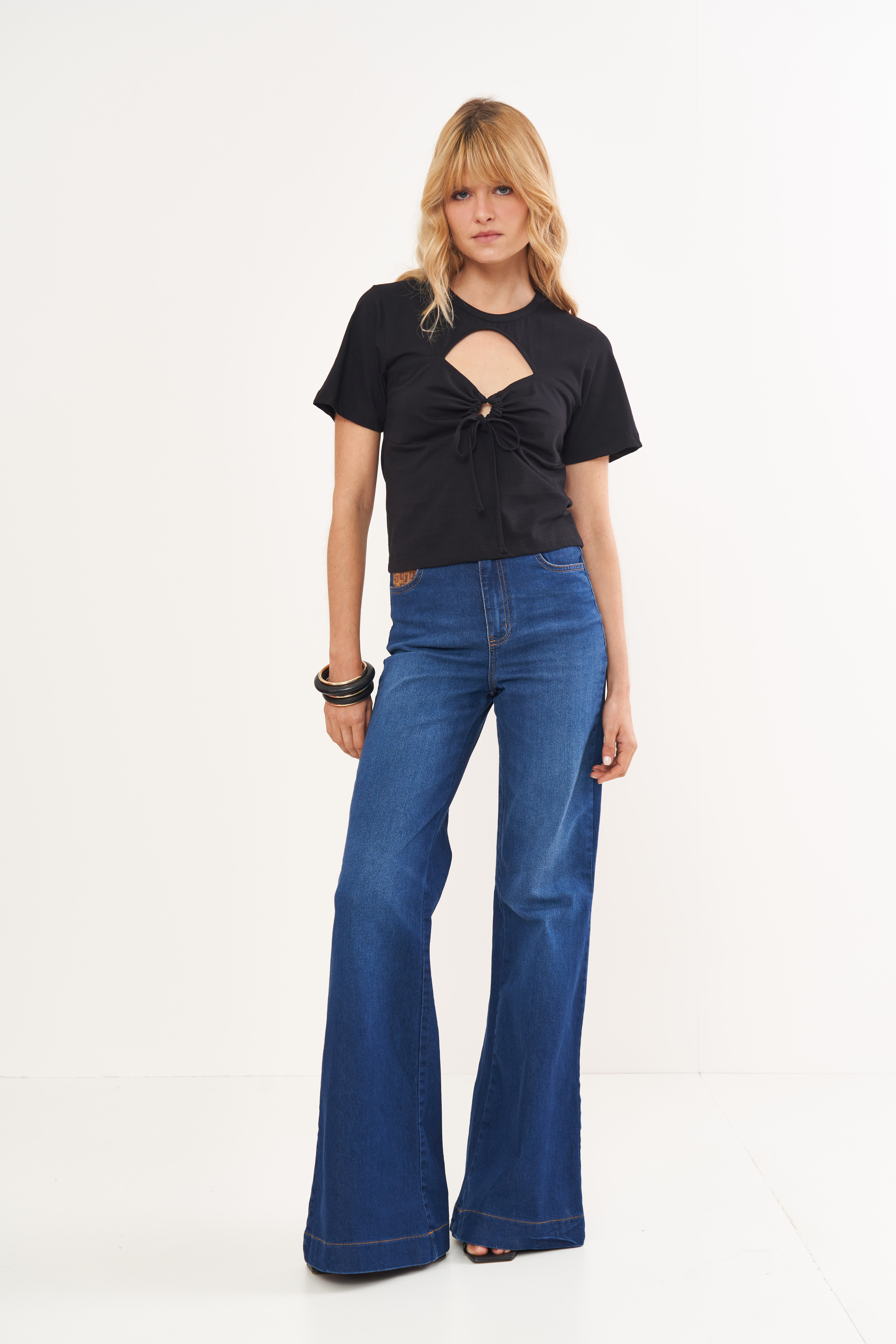 CALÇA JEANS BRUNA BOOT CUT 40 INDIGO