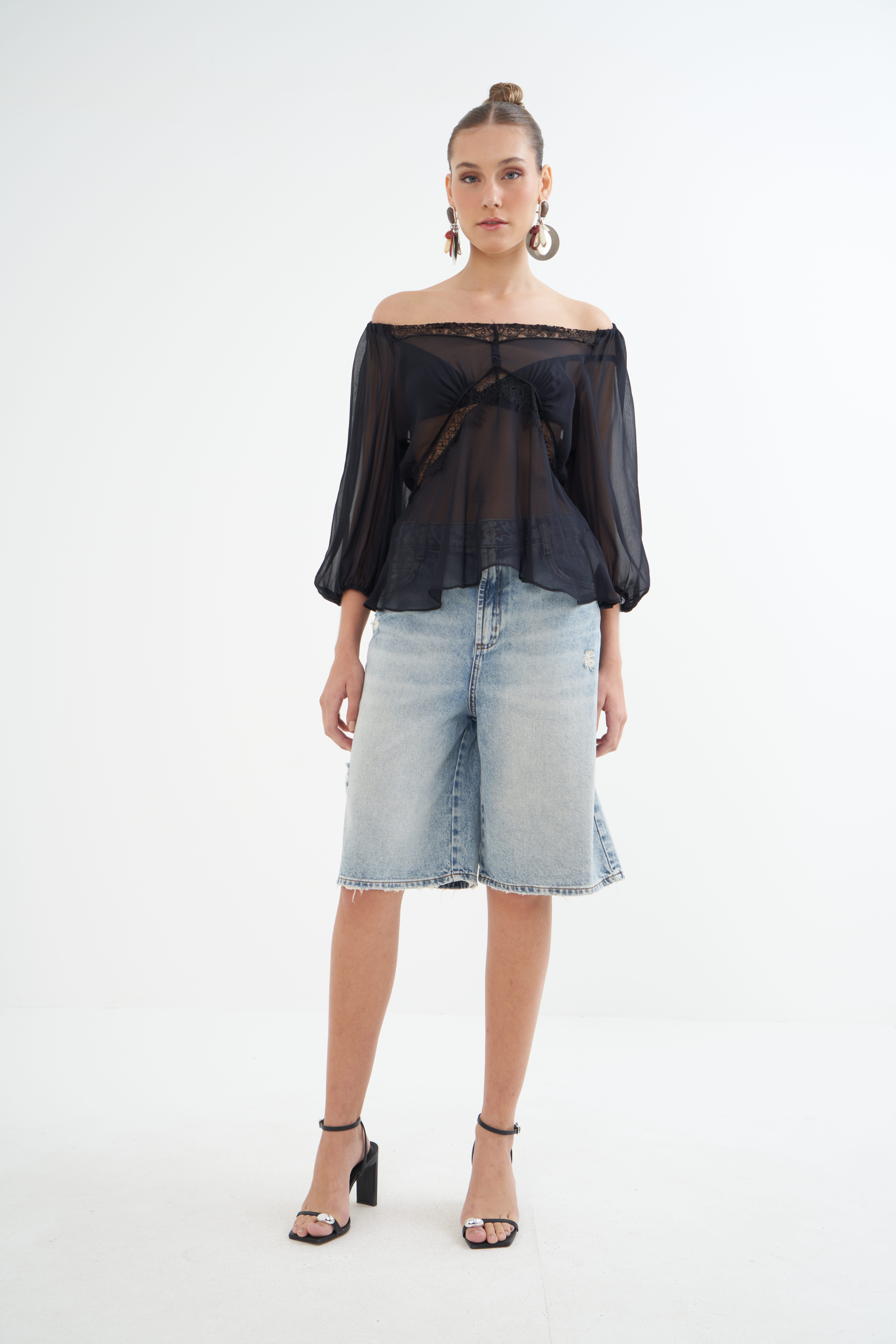 BLUSA COLCCI M PRETO