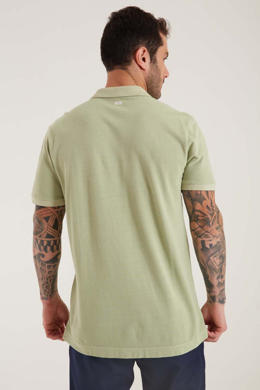 POLO TRITON M VERDE FRISE