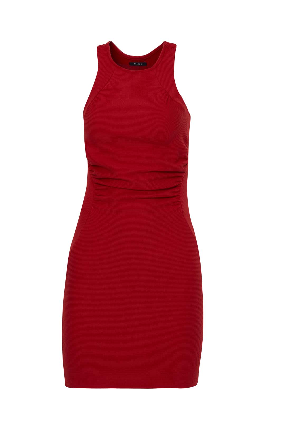 VESTIDO CANELADO M PRETO