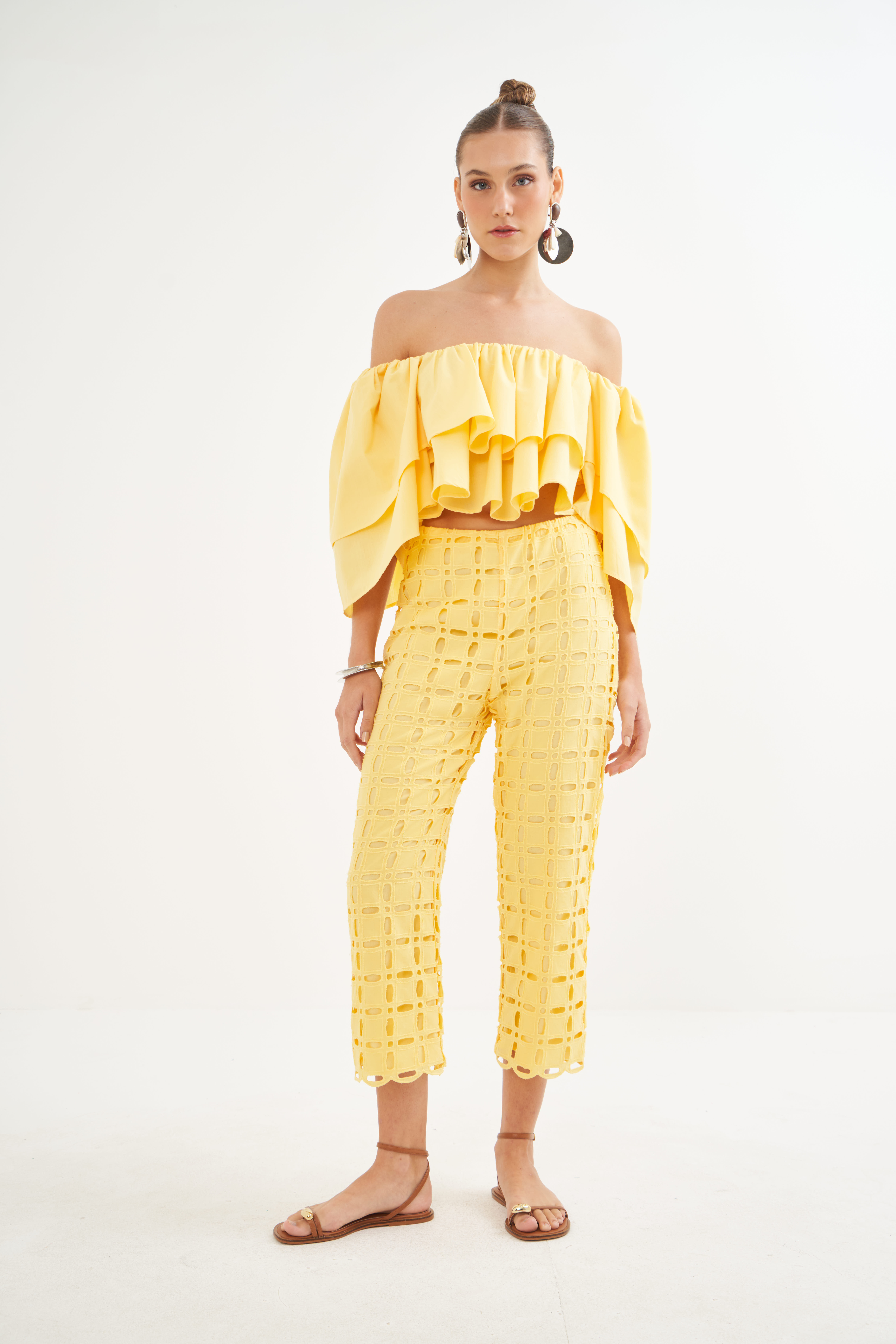BLUSA COLCCI M AMARELO CORNISH