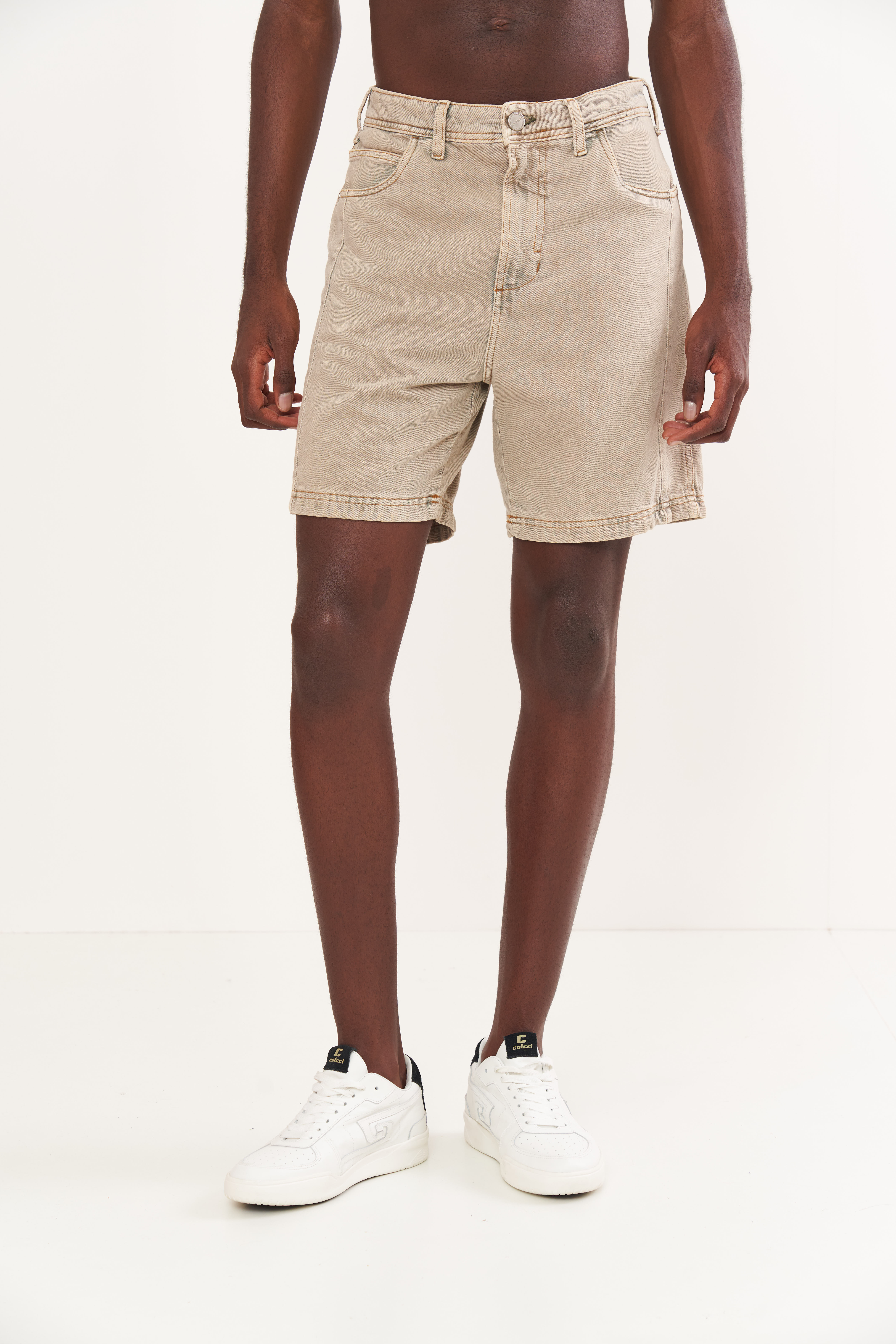 BERMUDA JEANS LOOSE 38 INDIGO
