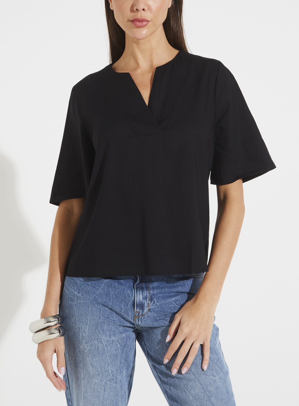 BLUSA LINHO M BEGE ITALIAN