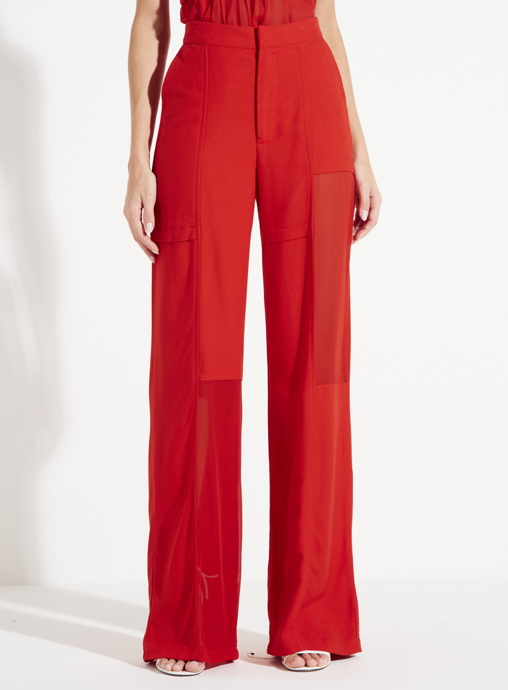 CALÇA FORUM 40 VERMELHO SPARKLY