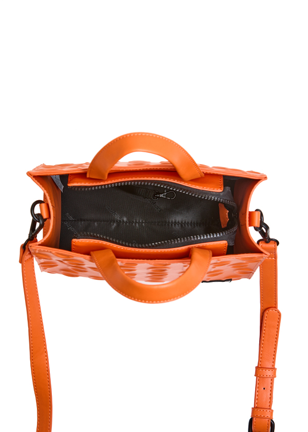 BOLSA FEM COLCCI TOTE ALTO RELEVO U LARANJA SAOKO