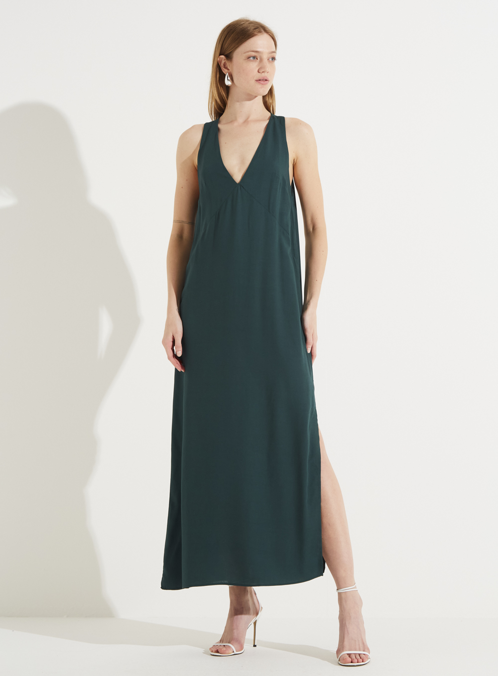 VESTIDO FORUM M MARROM BURNT