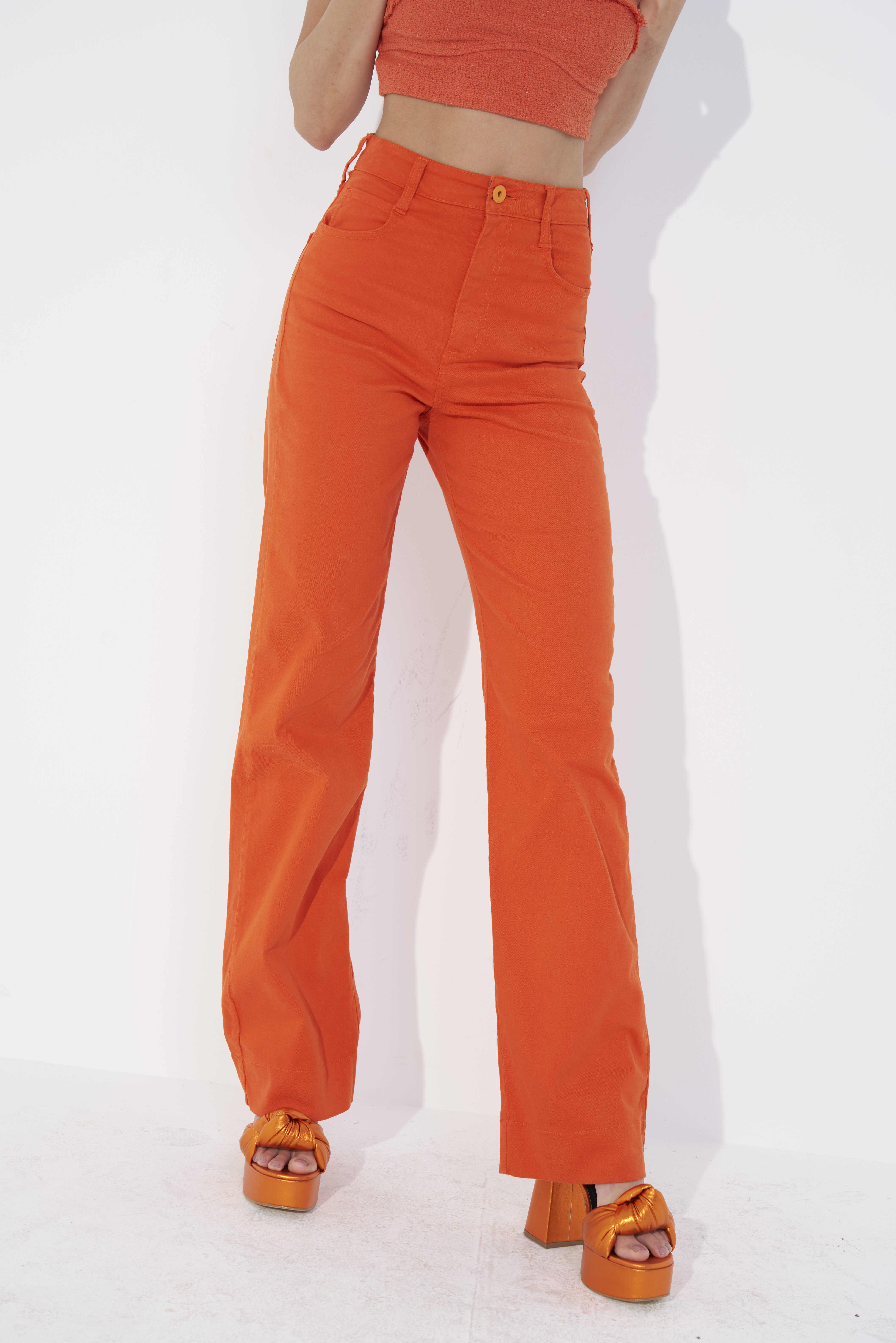 CALÇA SARJA JULIETTE STRETCH 46 PRETO