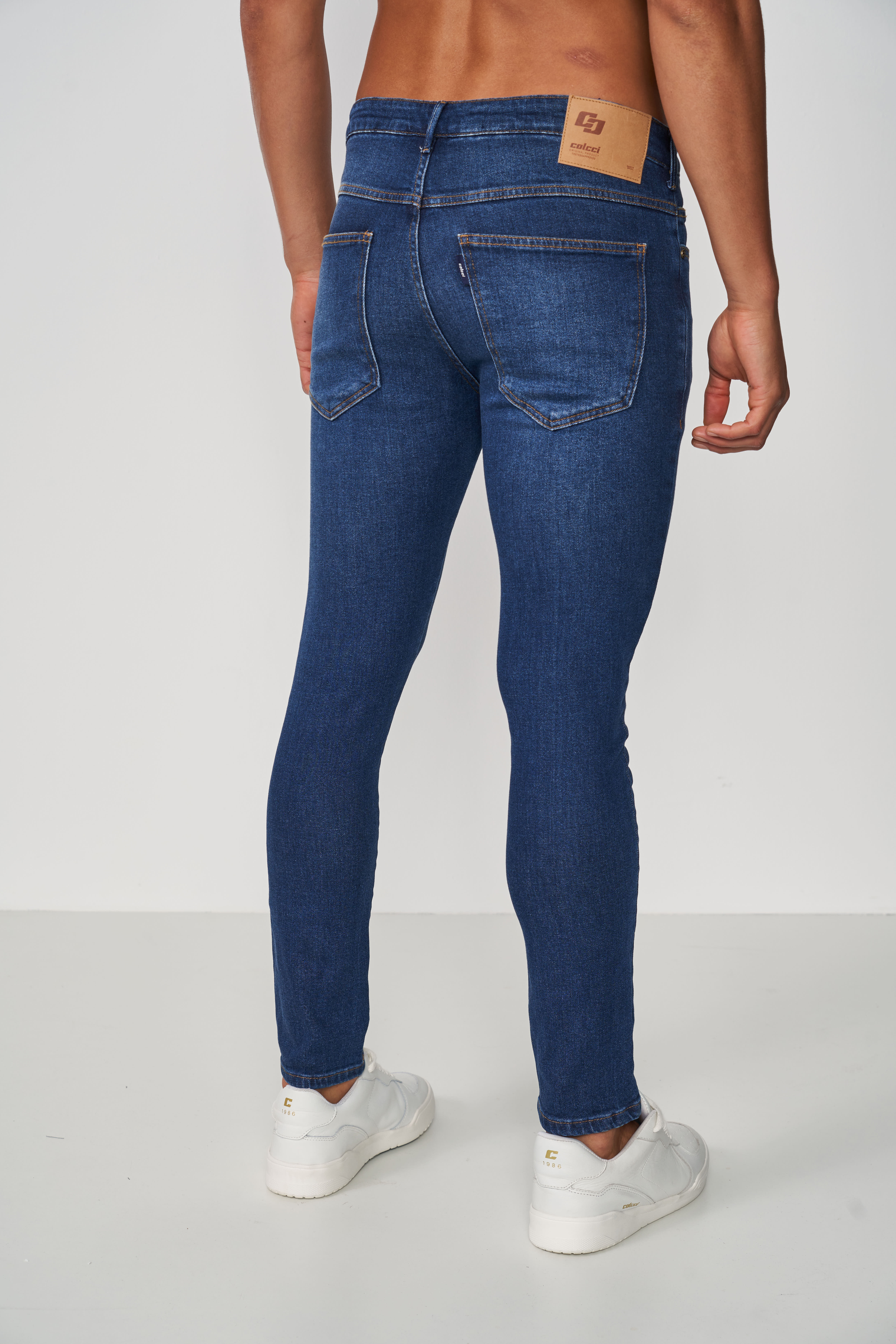 CALÇA JEANS SUPER SKINNY 38 INDIGO