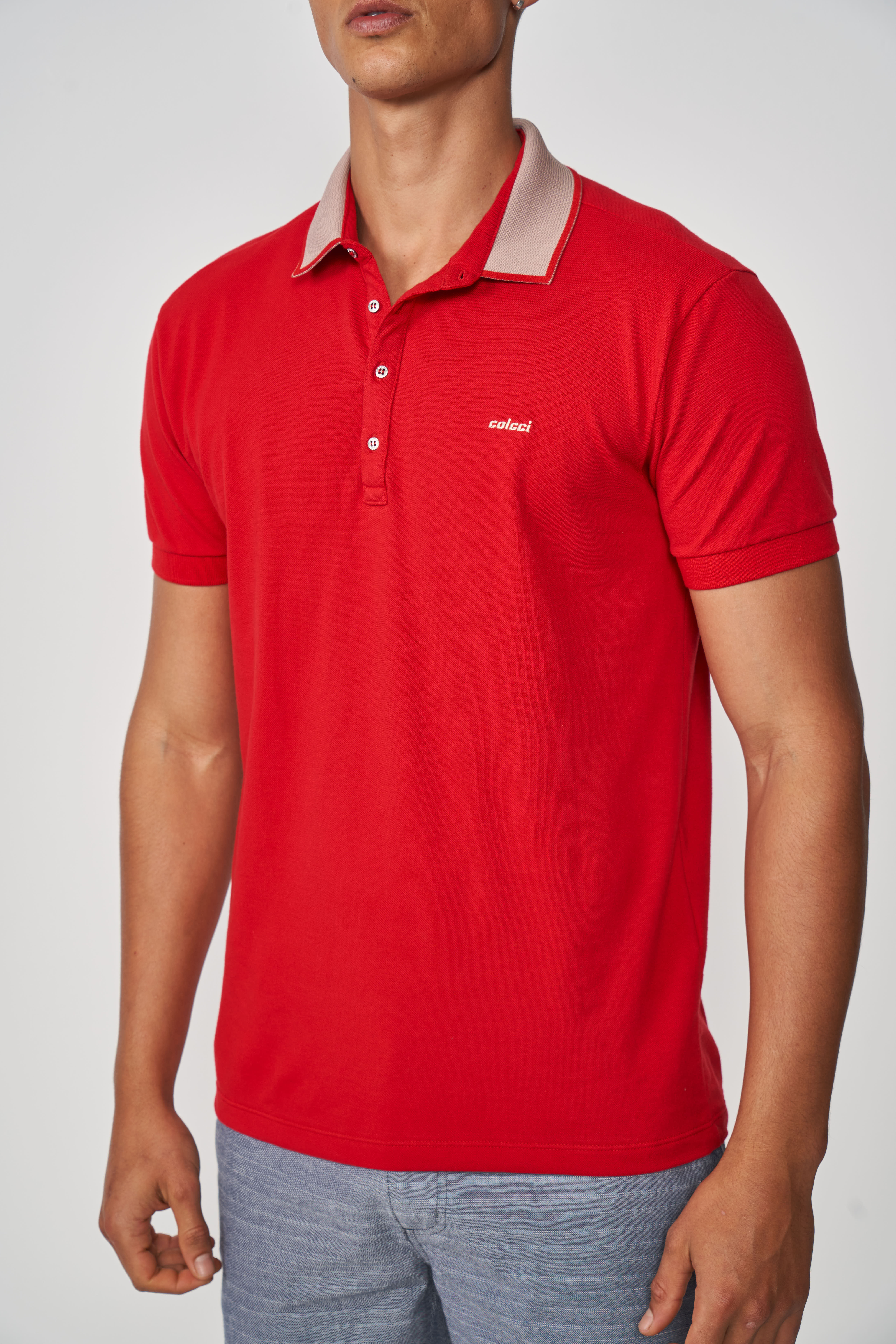 POLO COLCCI P VERMELHO SPARKLY