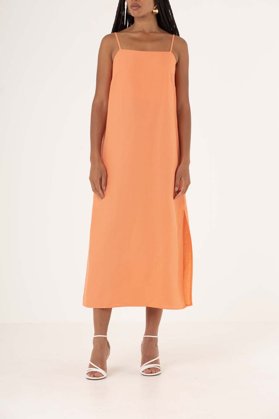 VESTIDO TRITON 36 LARANJA ADELAID