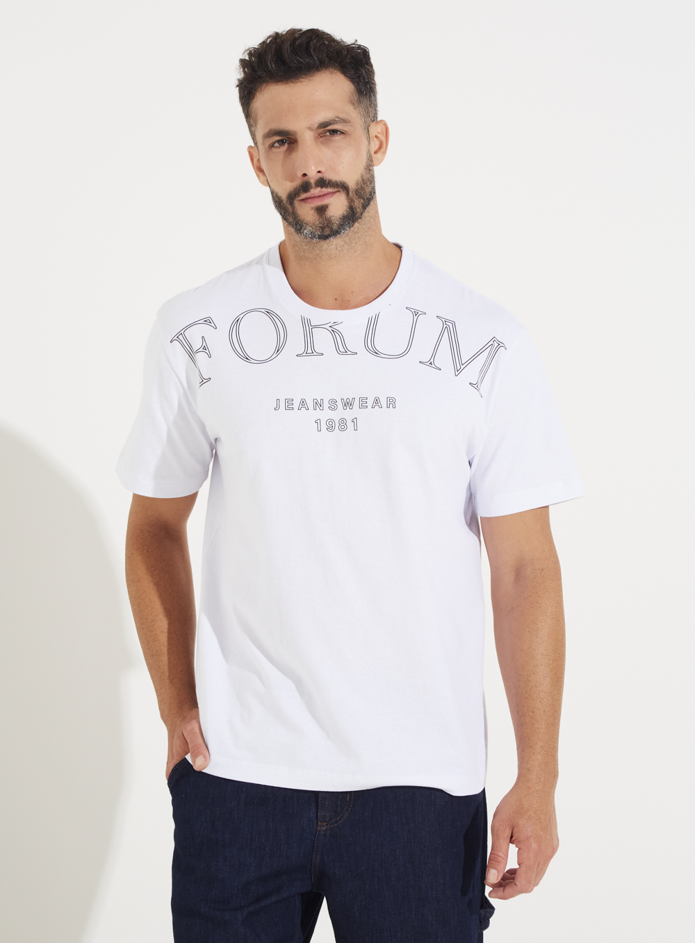CAMISETA FORUM M BRANCO