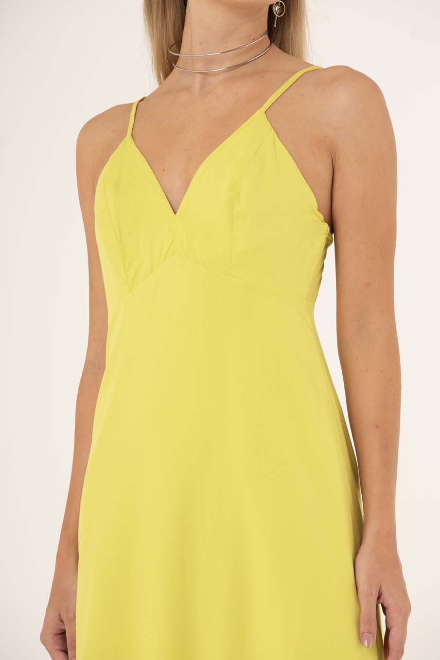 VESTIDO TRITON 40 VERDE SULPHUR