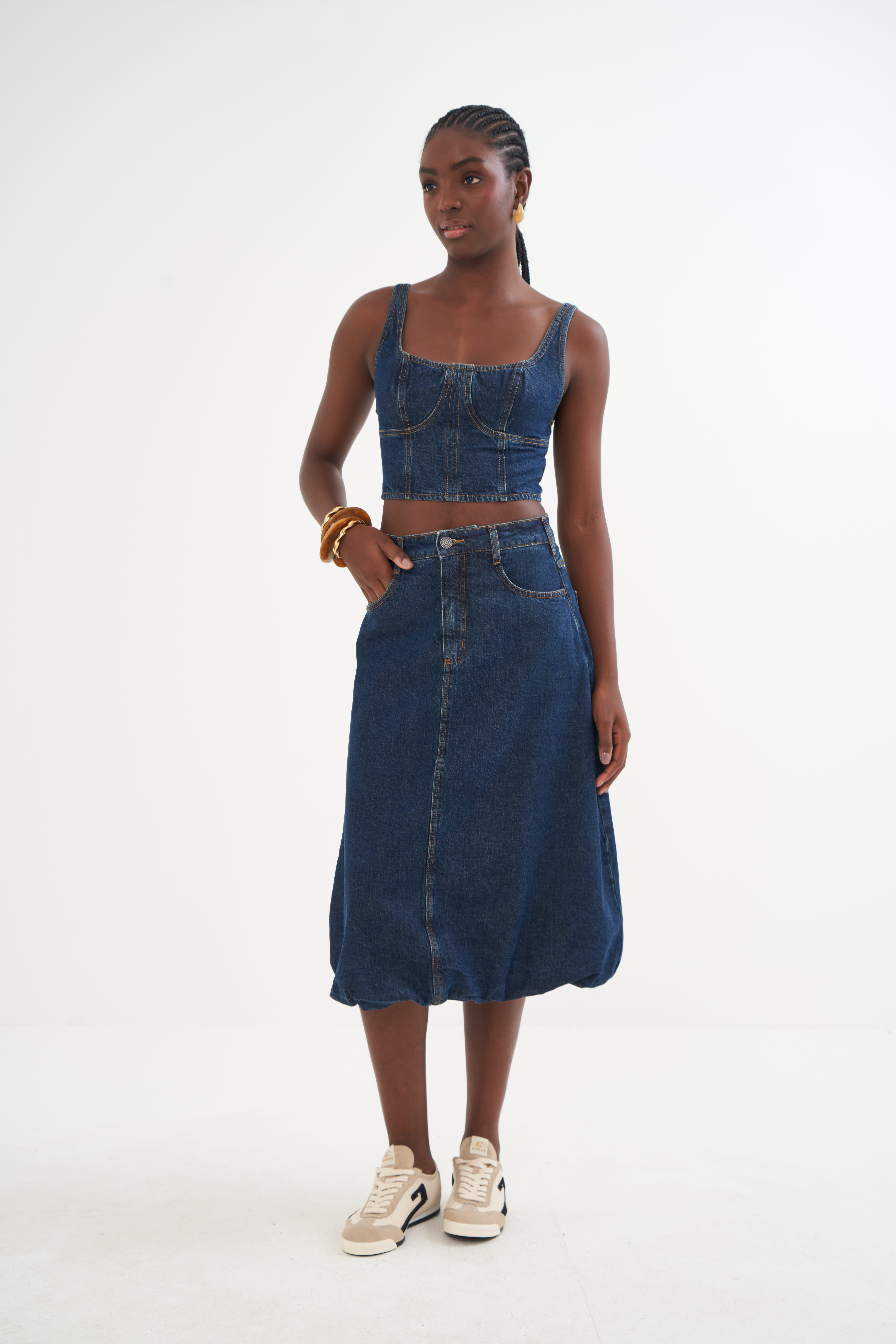 TOP JEANS M INDIGO