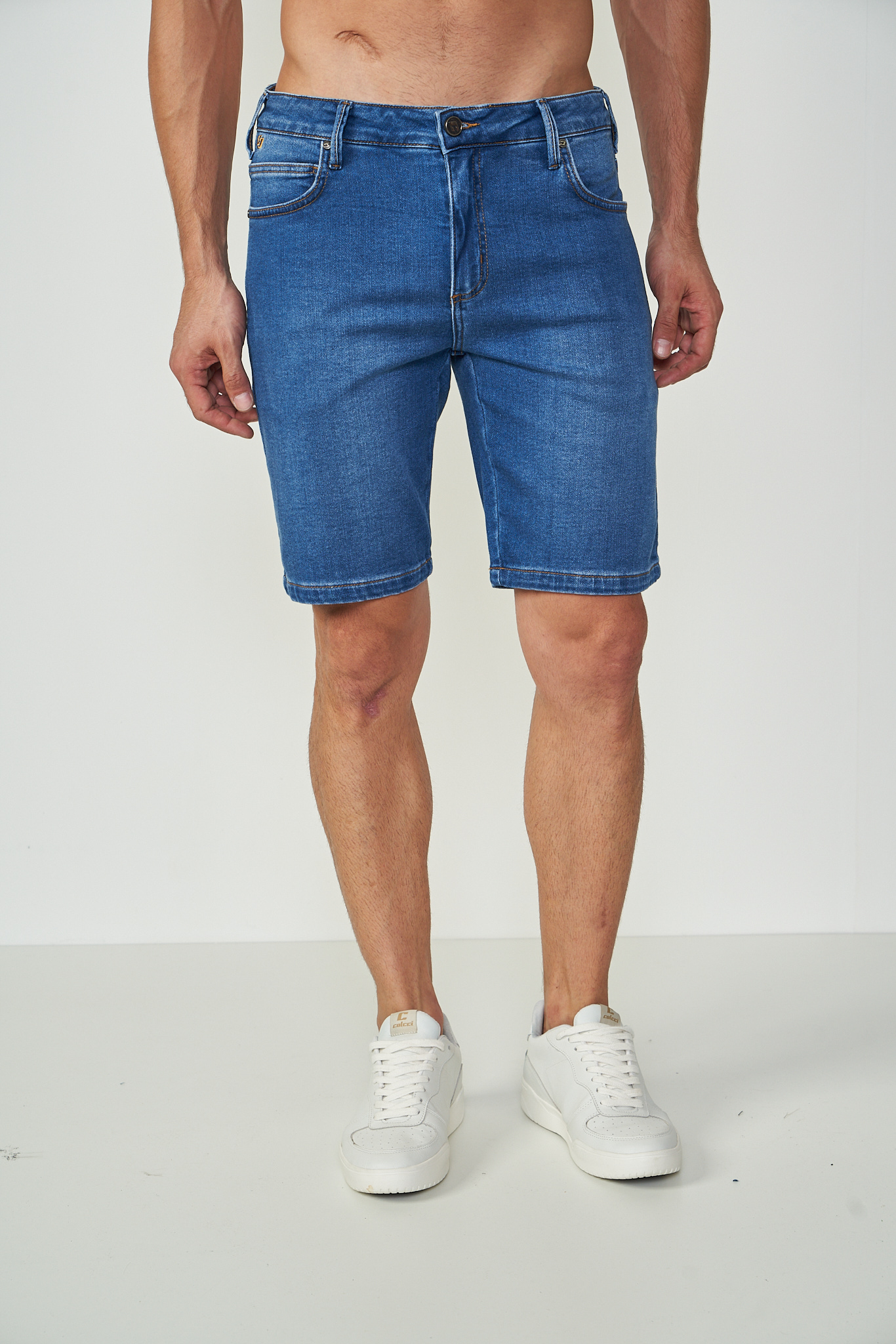 BERMUDA JEANS DAVI 40 INDIGO