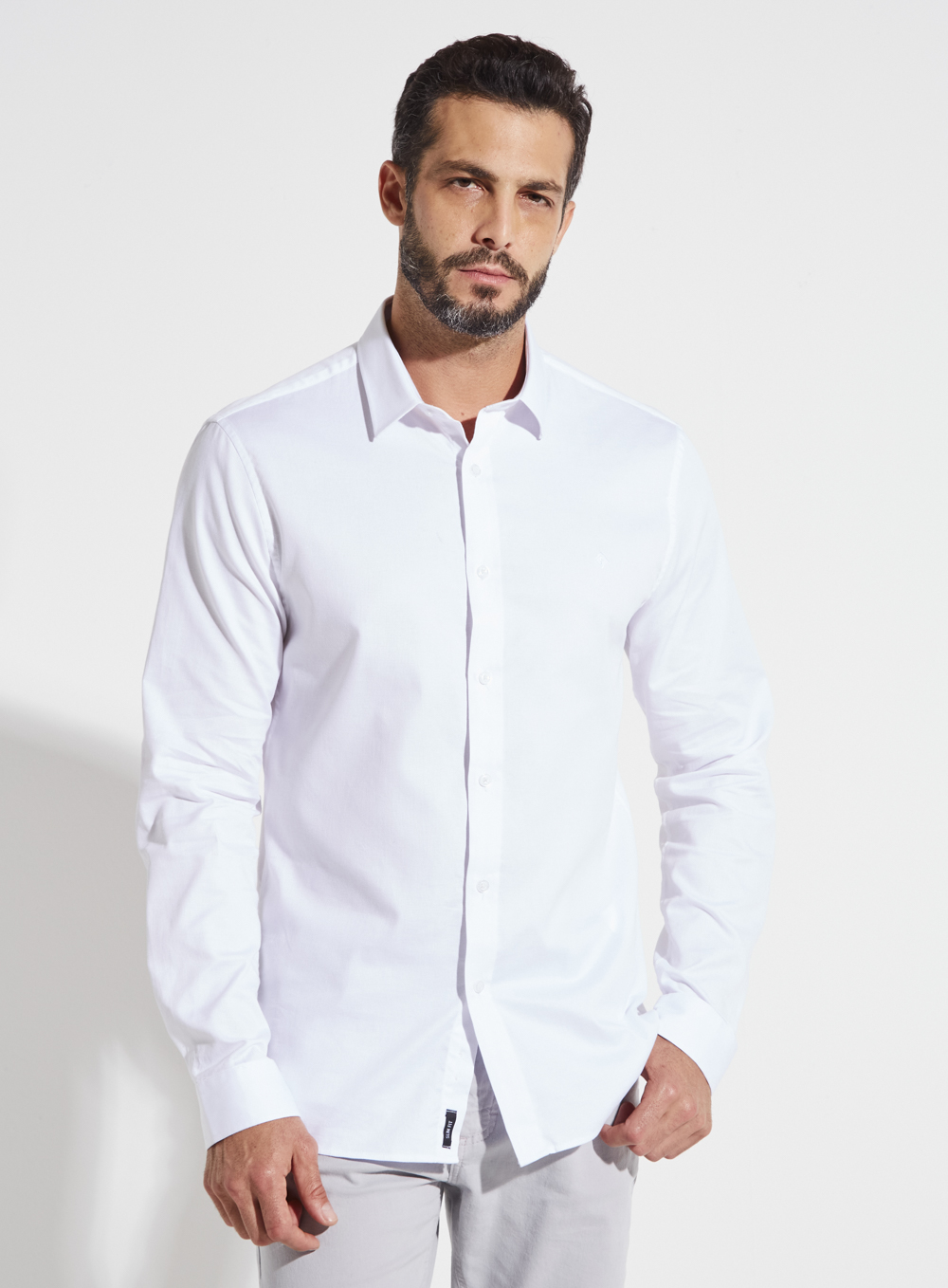 CAMISA SLIM FIT 4 BRANCO