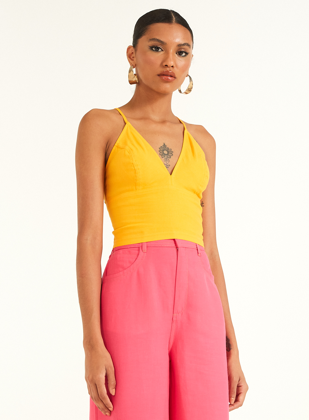 TOP LINHO M AMARELO LIGHT D