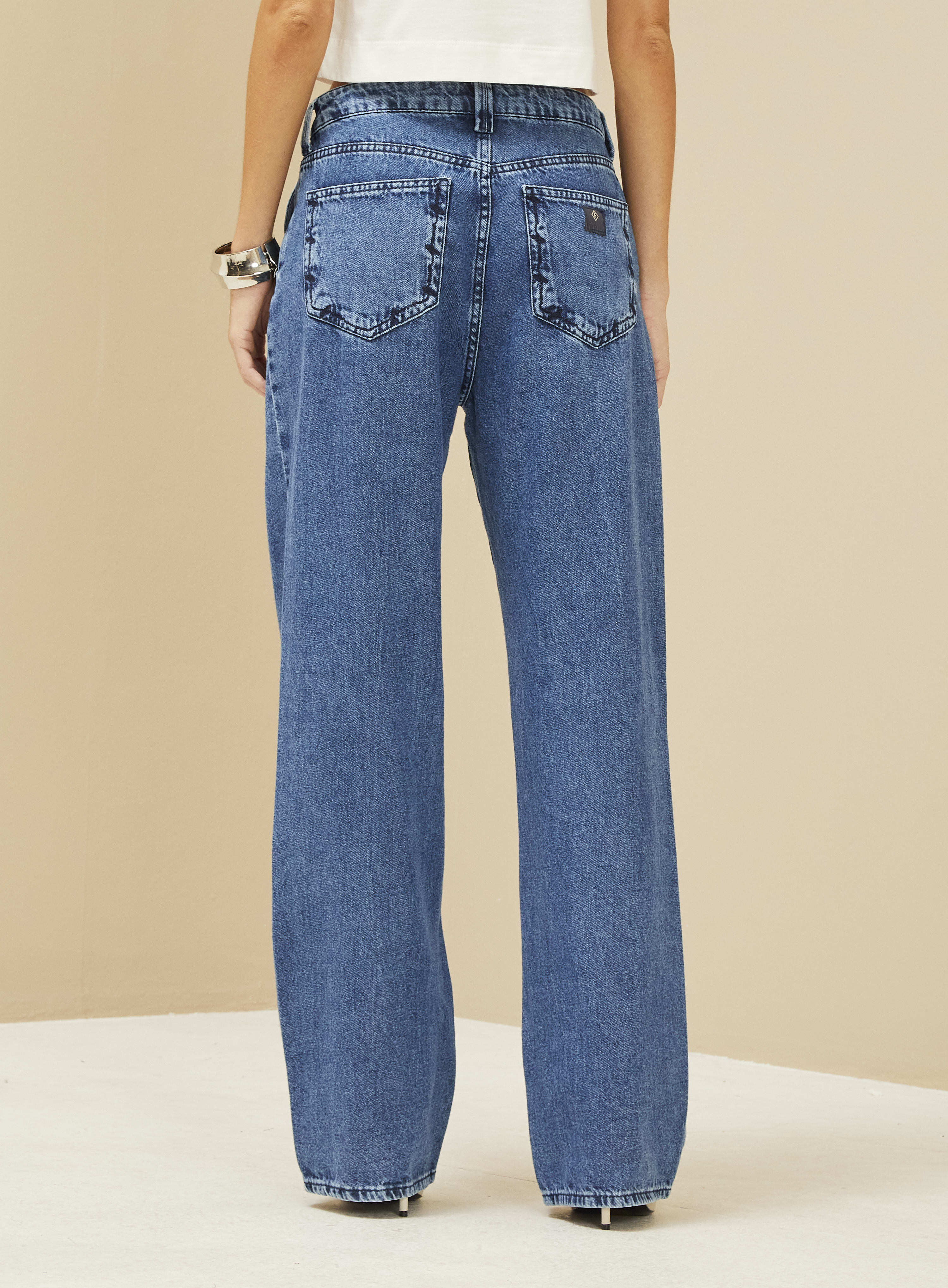 CALÇA JEANS BELLA 48 INDIGO