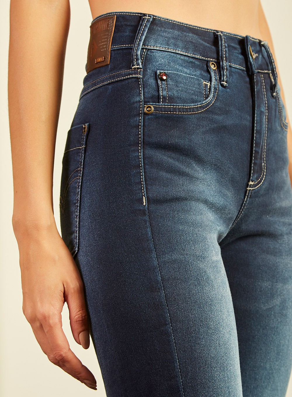 CALÇA JEANS BOOT CUT 42 INDIGO