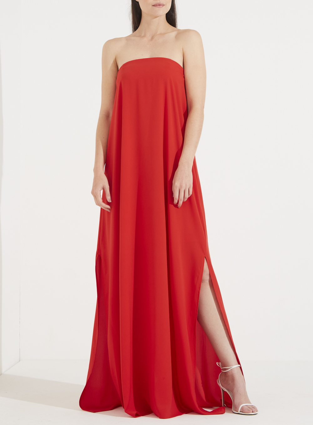 VESTIDO FORUM 40 VERMELHO SPARKLY