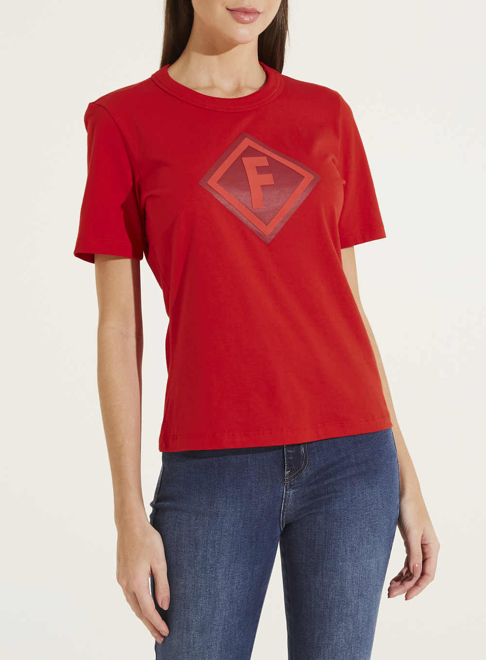 CAMISETA FORUM P VERMELHO SPARKLY