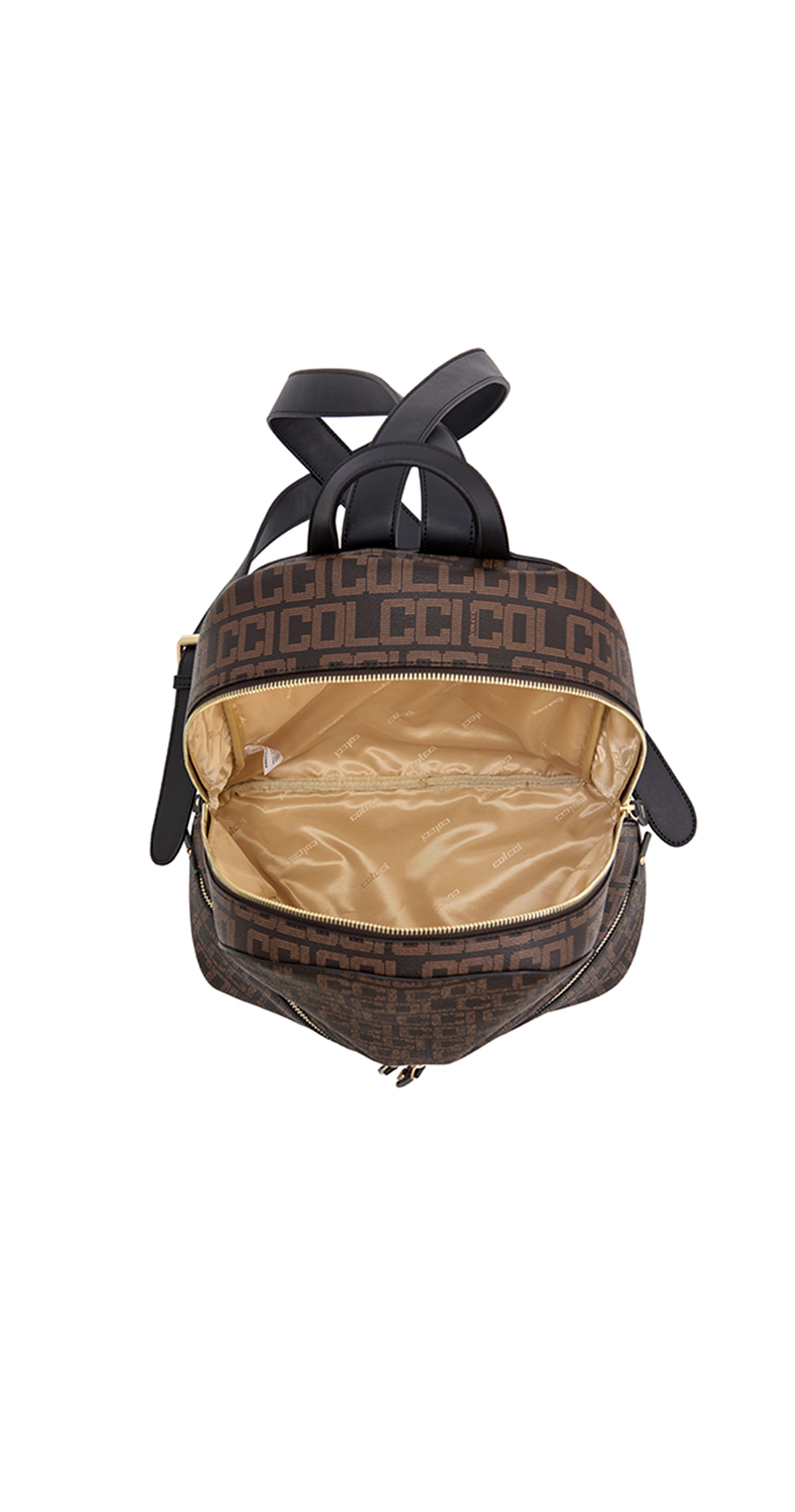 MOCHILA COLCCI FEM MONOGRAMA U CAFE