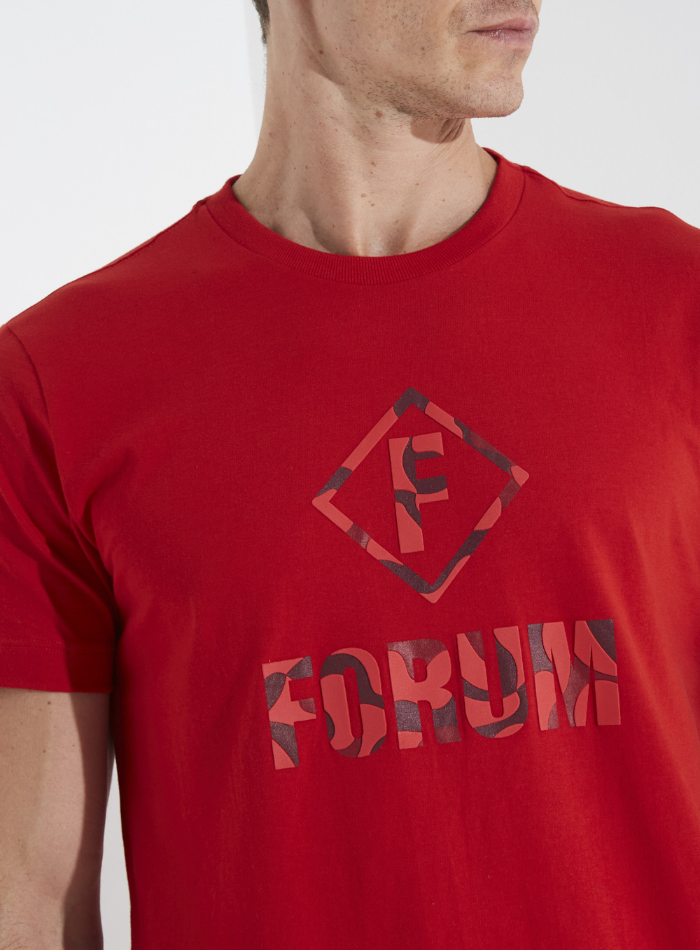 CAMISETA FORUM G VERMELHO SPARKL