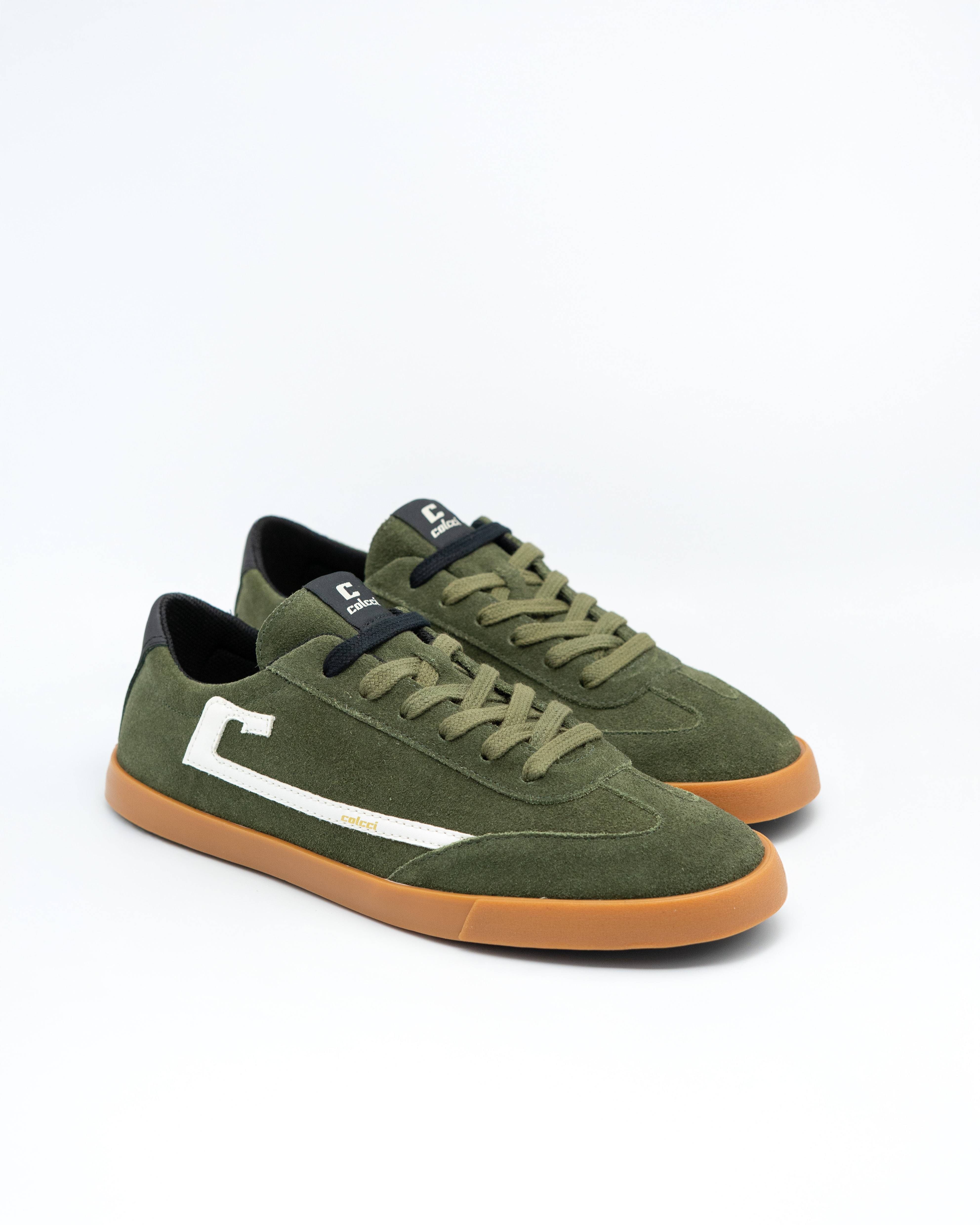 TENIS COLCCI CL0432C COOL SUEDE MEN 37 BRANCO/PRET
